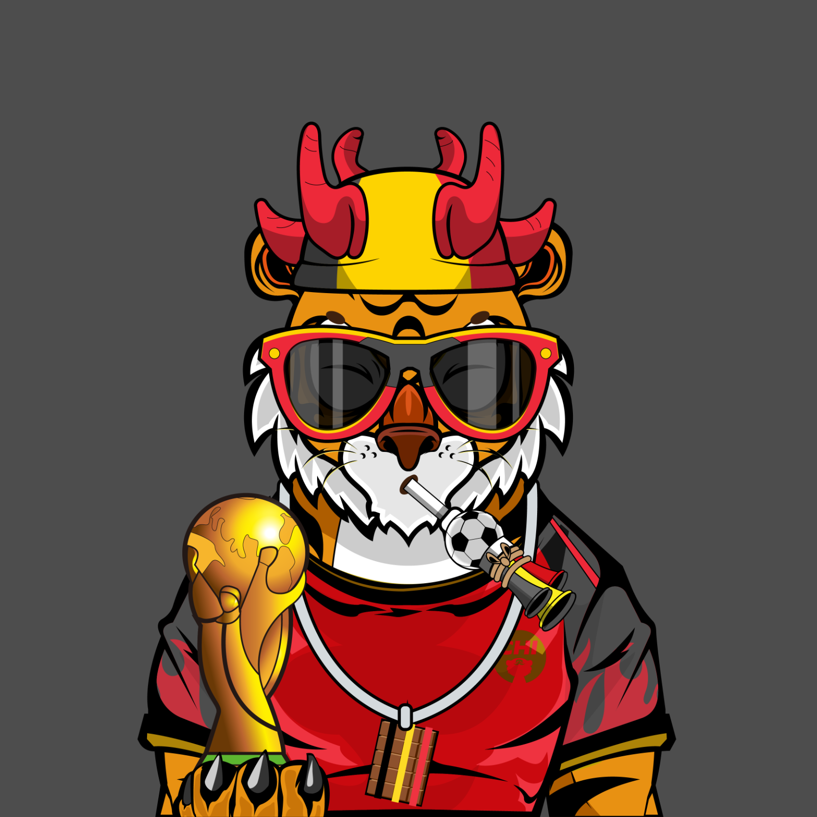 Football TigerChi #0957 NFT on Algorand