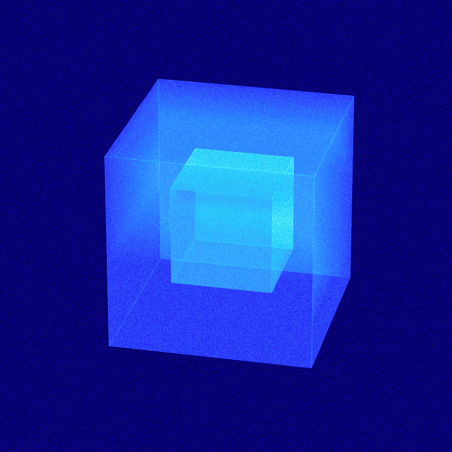 Interdimensional Cube - Blue