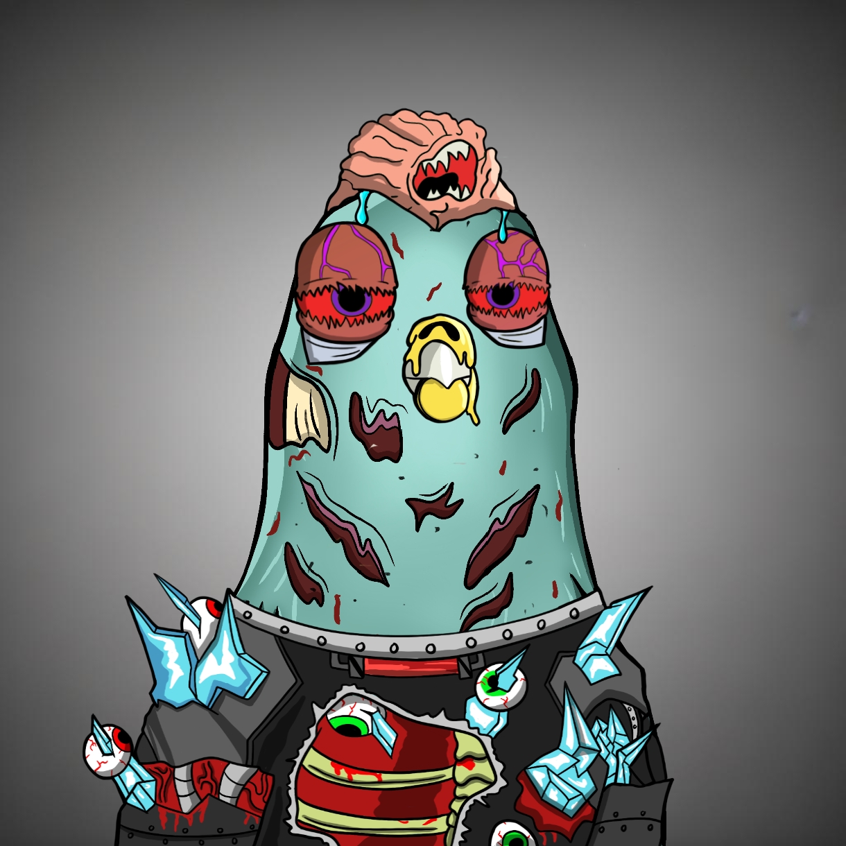 Mutant Ghetto Pigeon #530 NFT on Algorand