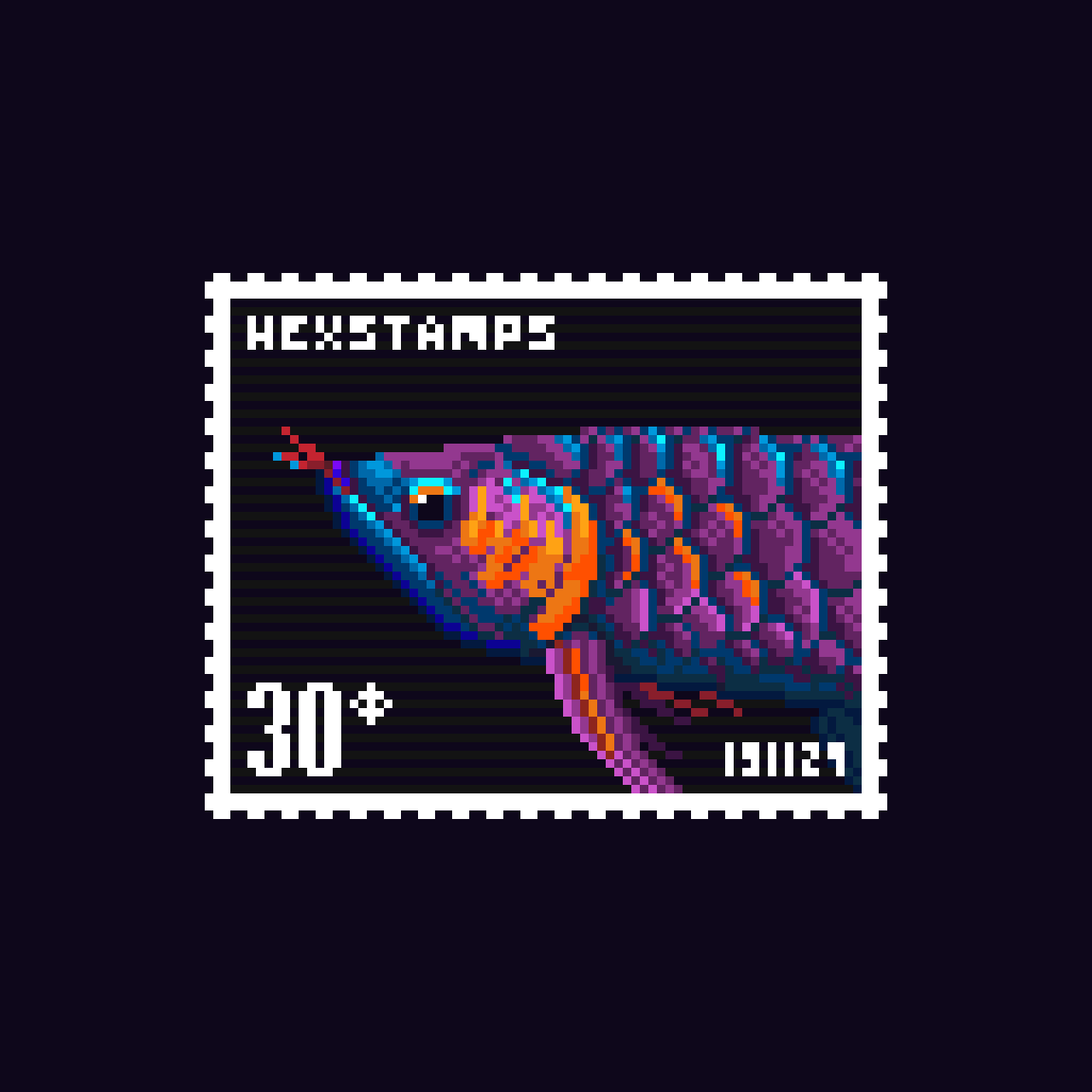Hexstamps 038 NFT on Algorand