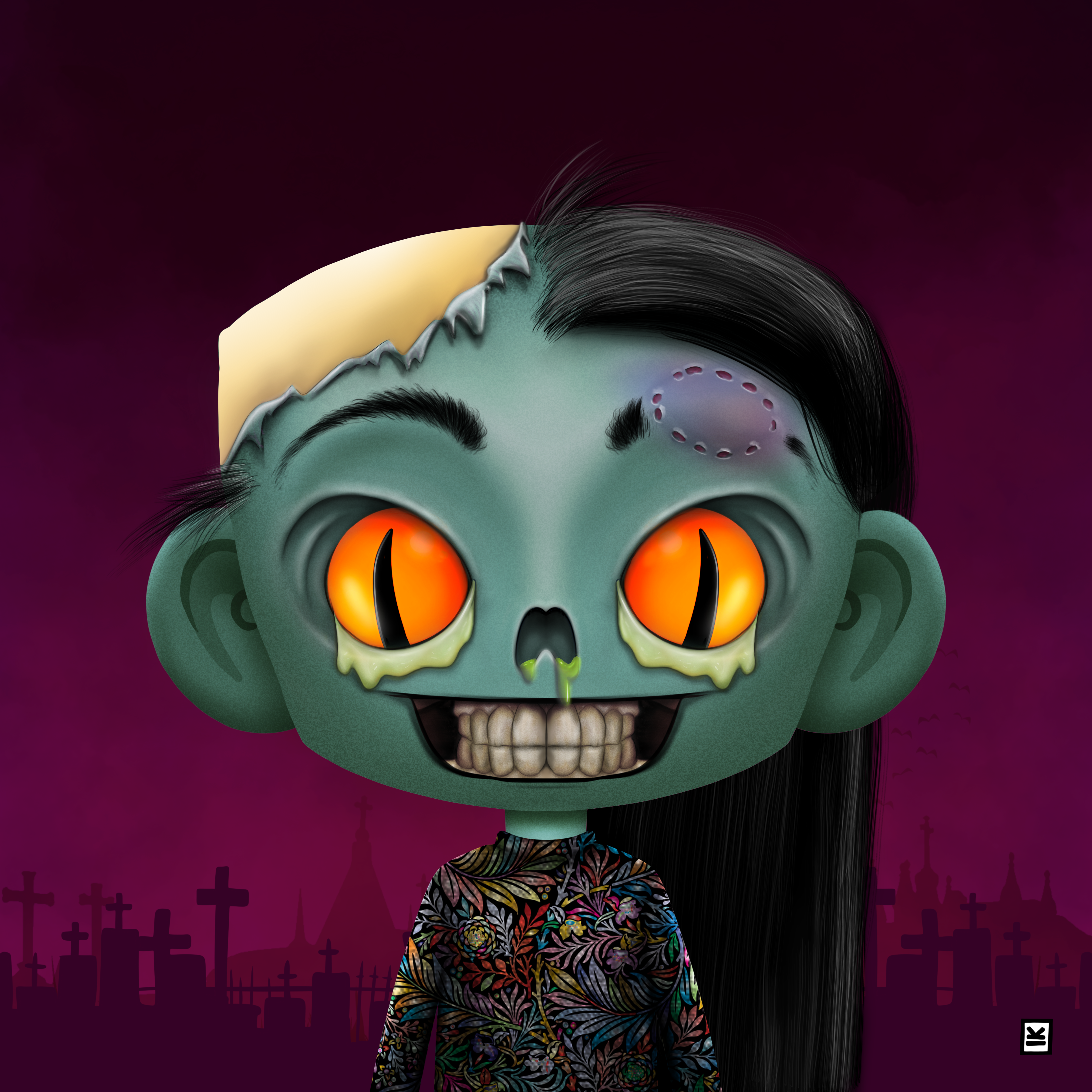Little Monsters - Zombie #96 NFT on Algorand