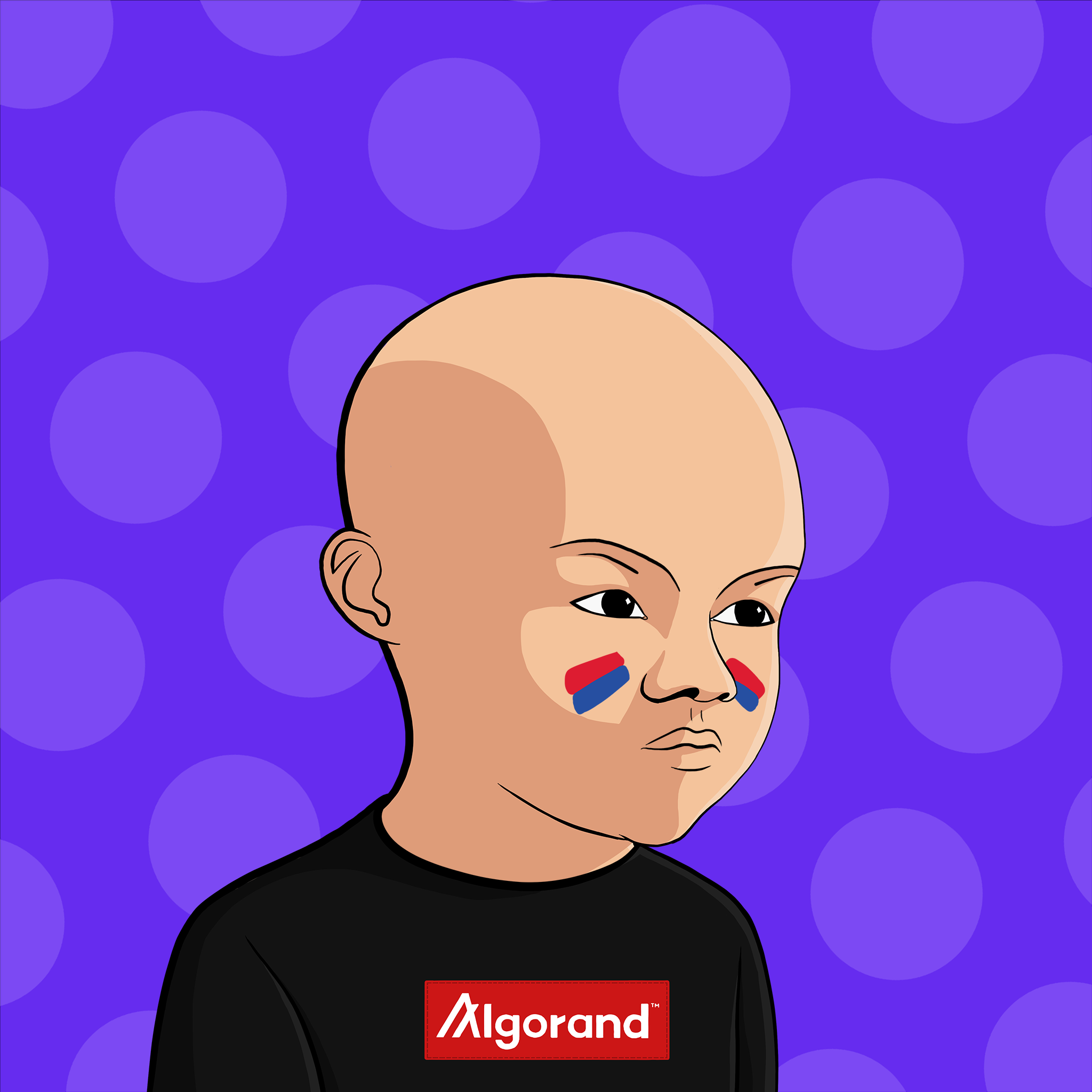 Bald Head #445 NFT on Algorand