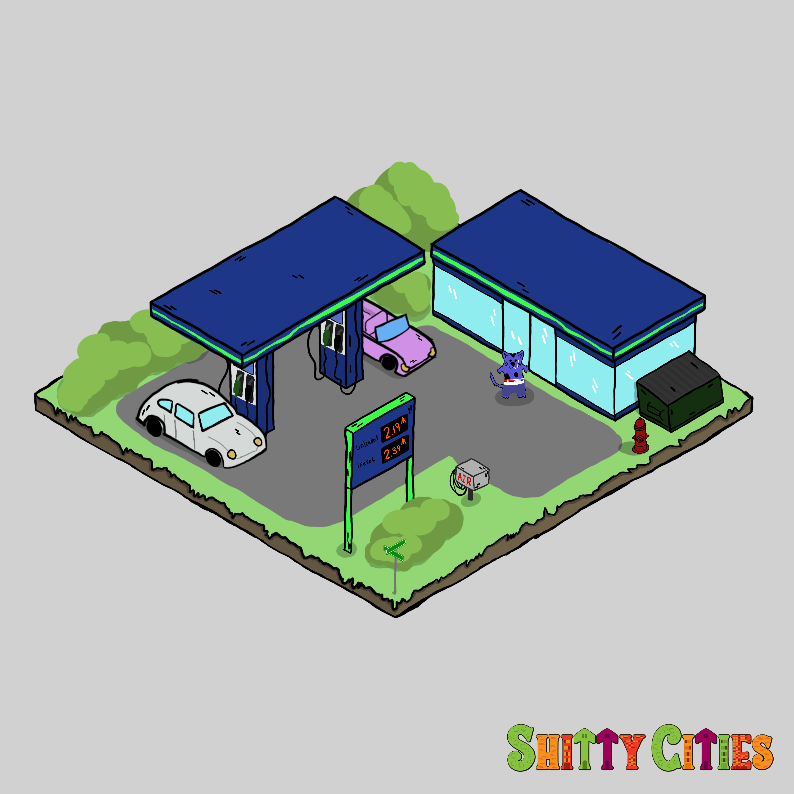 SCB113 - Gas Station