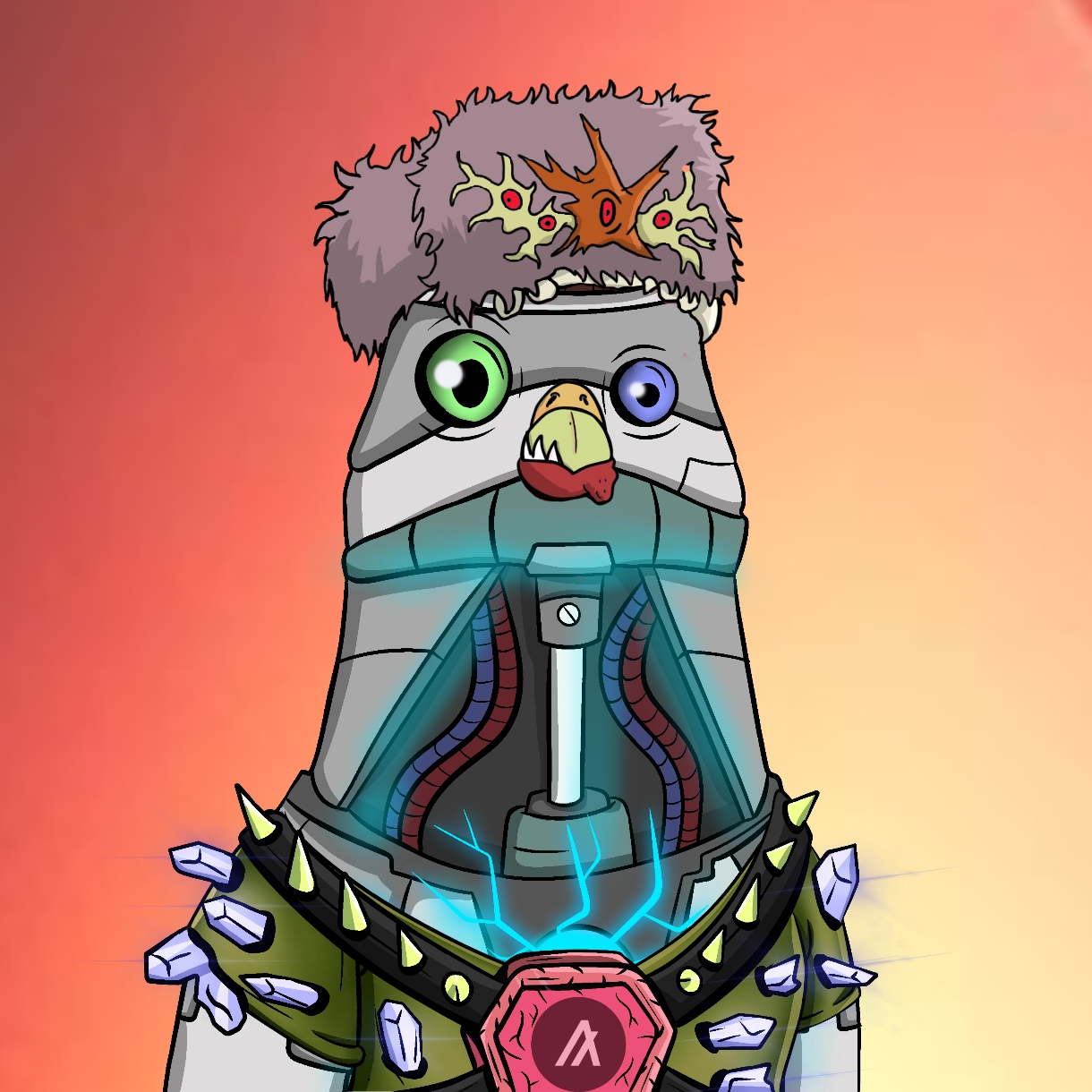 Mutant Ghetto Pigeon #091 NFT on Algorand