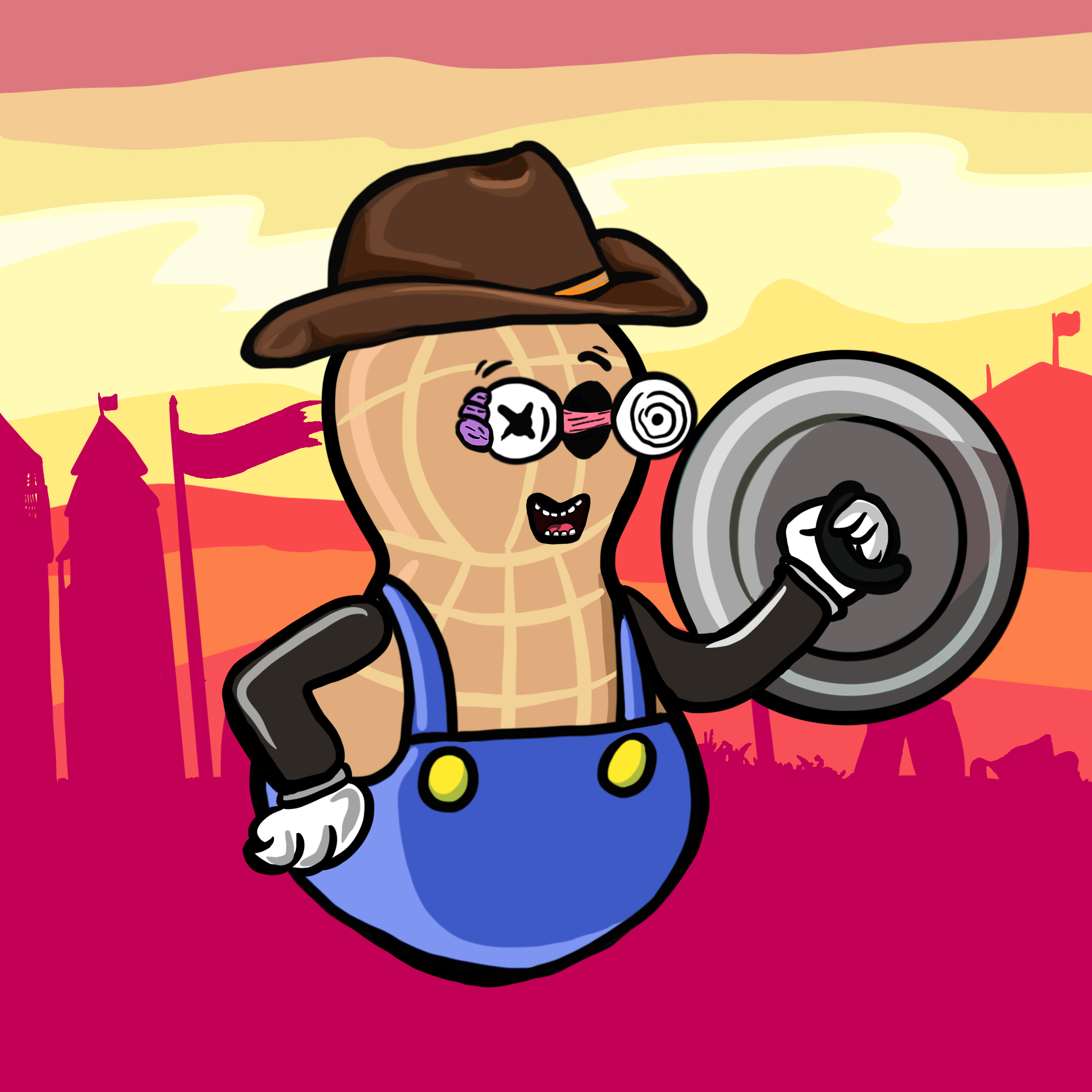 Dope Peanut Society #249 NFT on Algorand