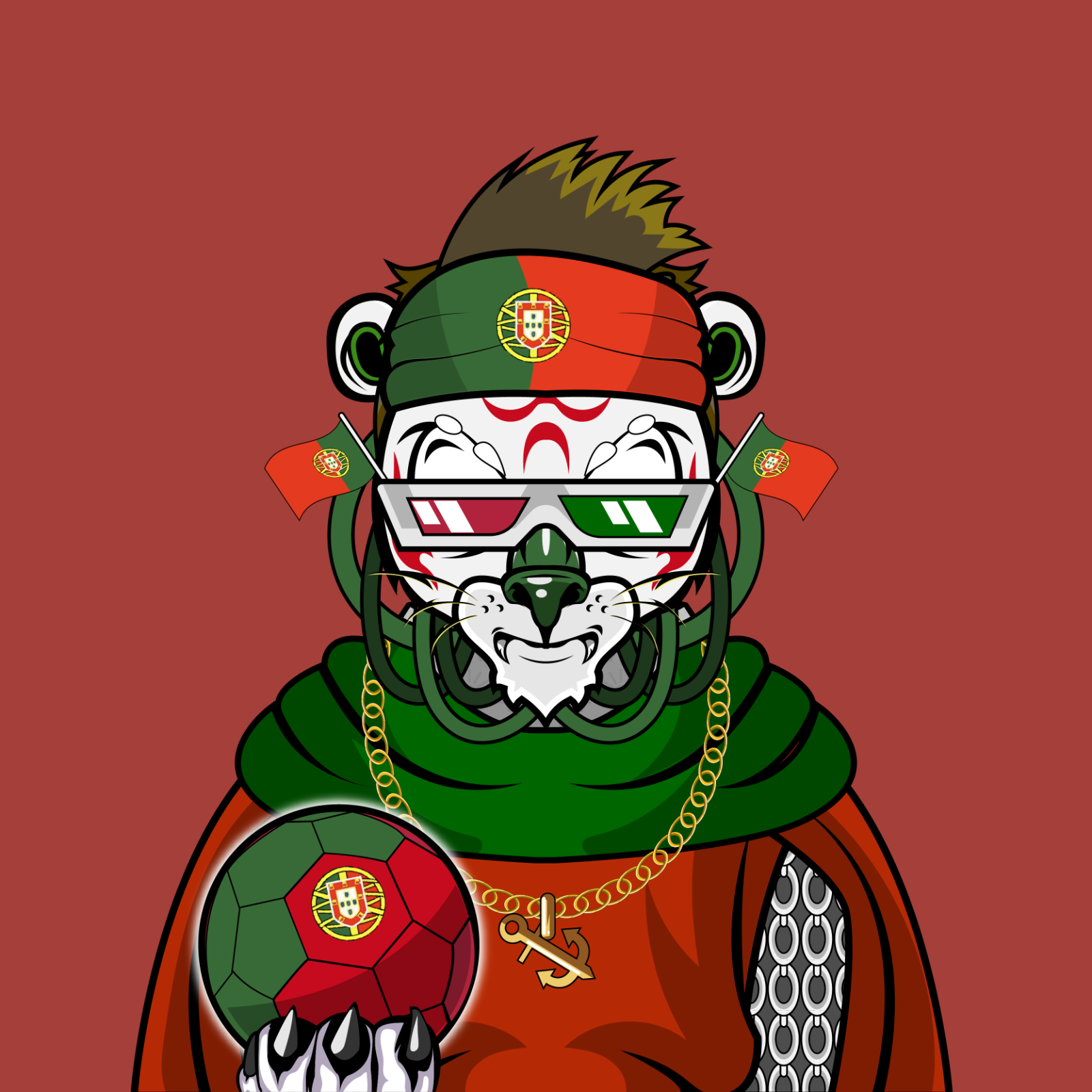 Football TigerChi #1486 NFT on Algorand