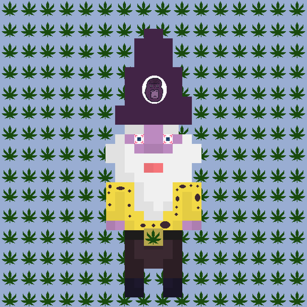 An image of Gnome 420 - Purple Gorilla