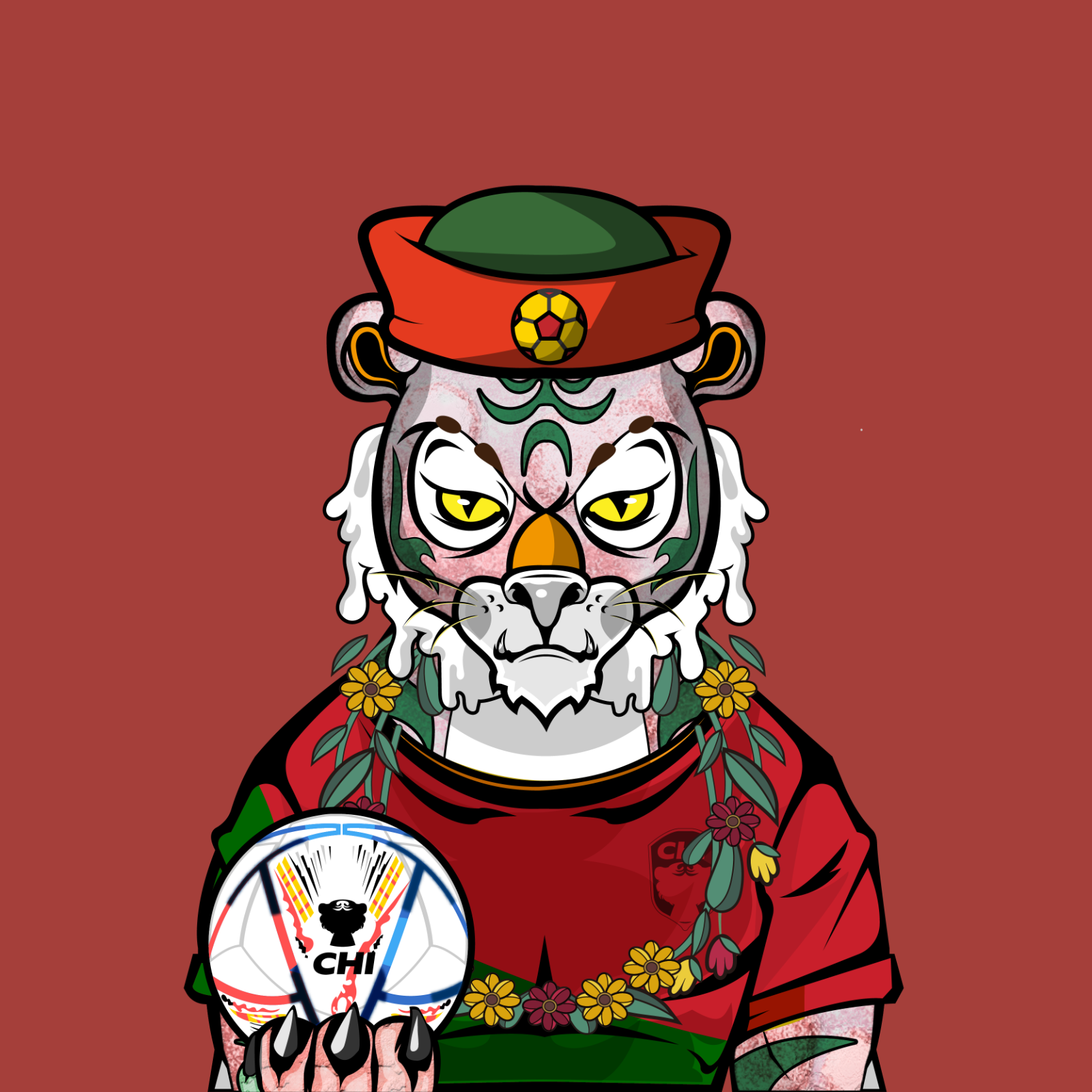 Football TigerChi #1405 NFT on Algorand
