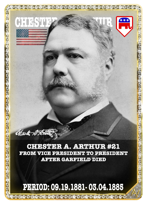 An image of AVP D21 - Chester A. Arthur