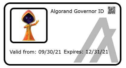 Algorand Governor #2