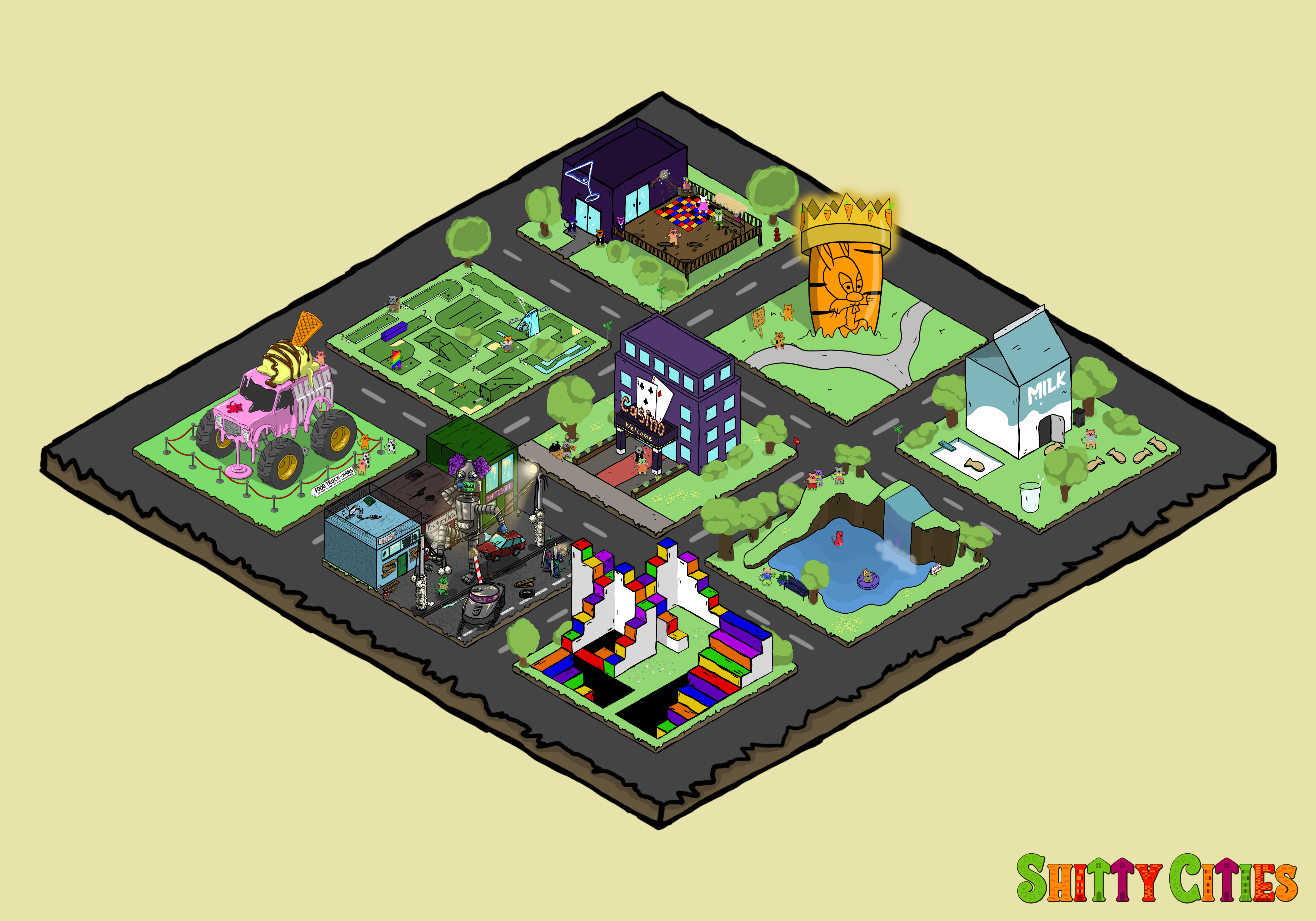 Shitty City #89 NFT on Algorand