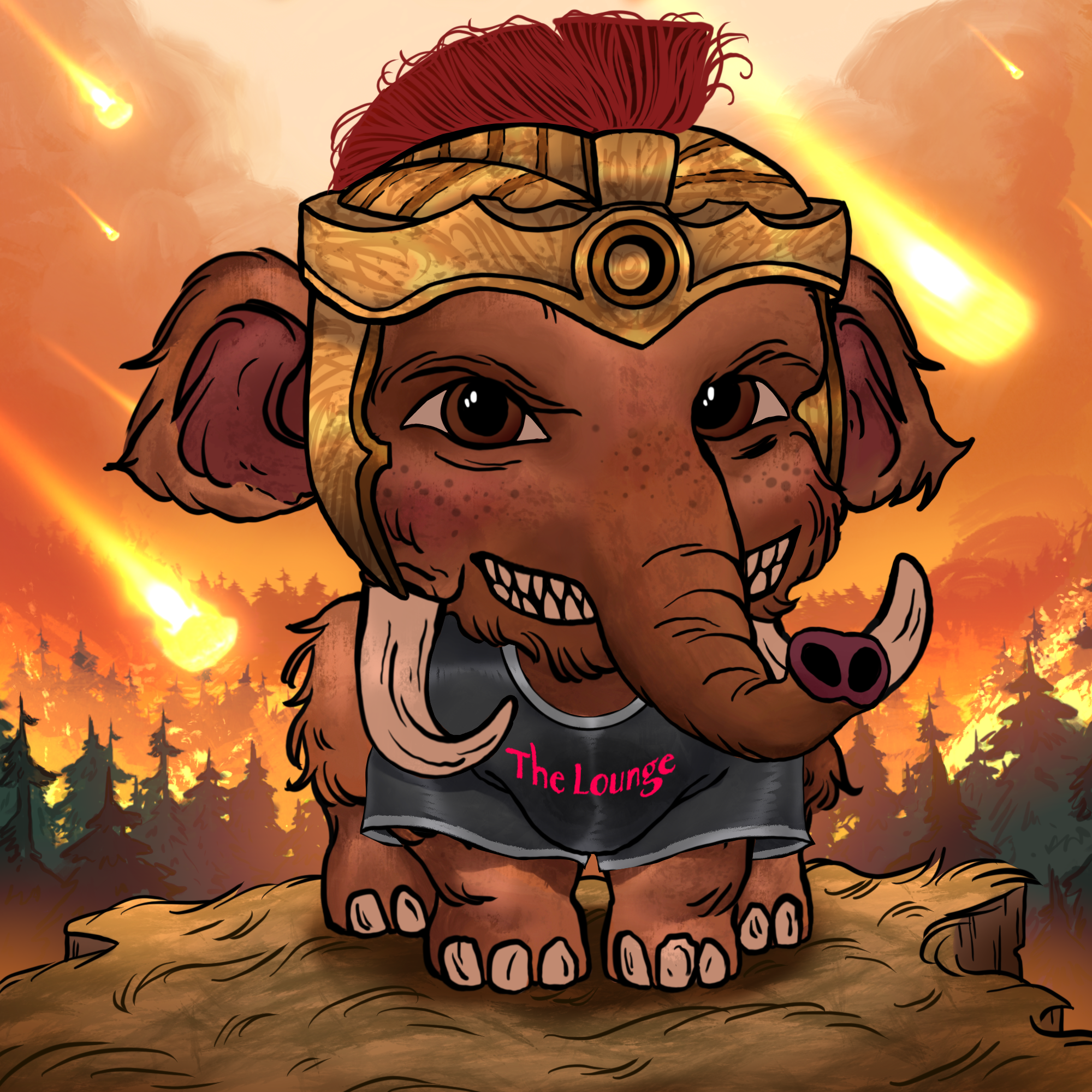 Naughty Mammoth #0340 NFT on Algorand