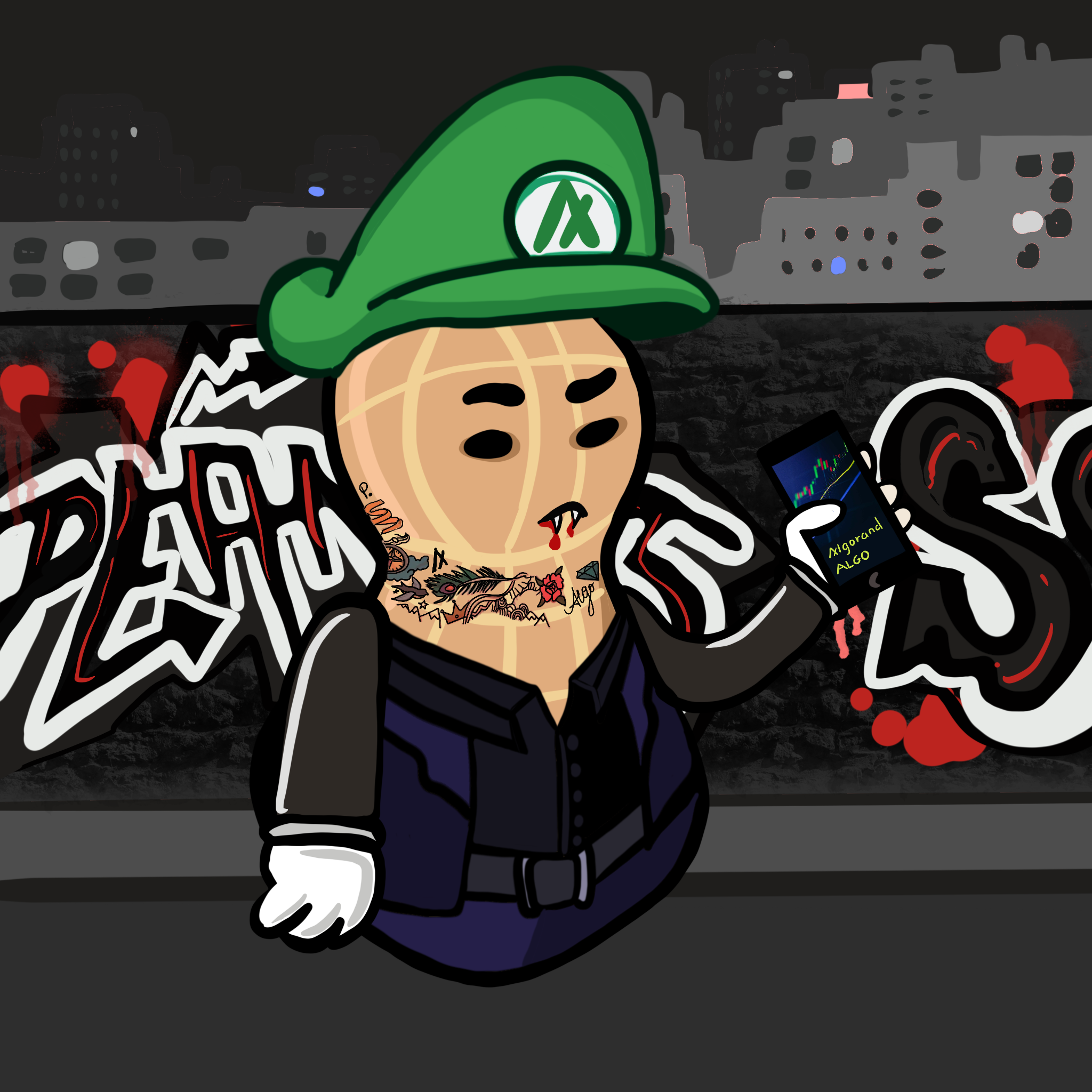 Dope Peanut Society #149 NFT on Algorand