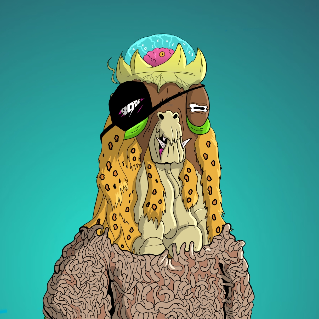 Mutant Ghetto Pigeon #093 NFT on Algorand