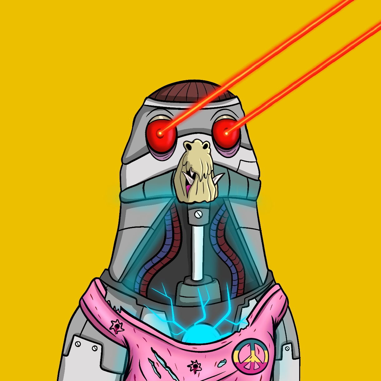 Mutant Ghetto Pigeon #336 NFT on Algorand