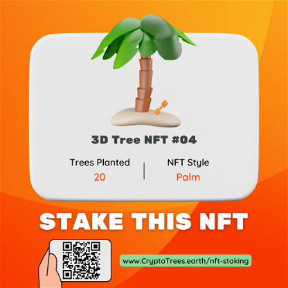 3D Tree NFT #04 - CryptoTrees