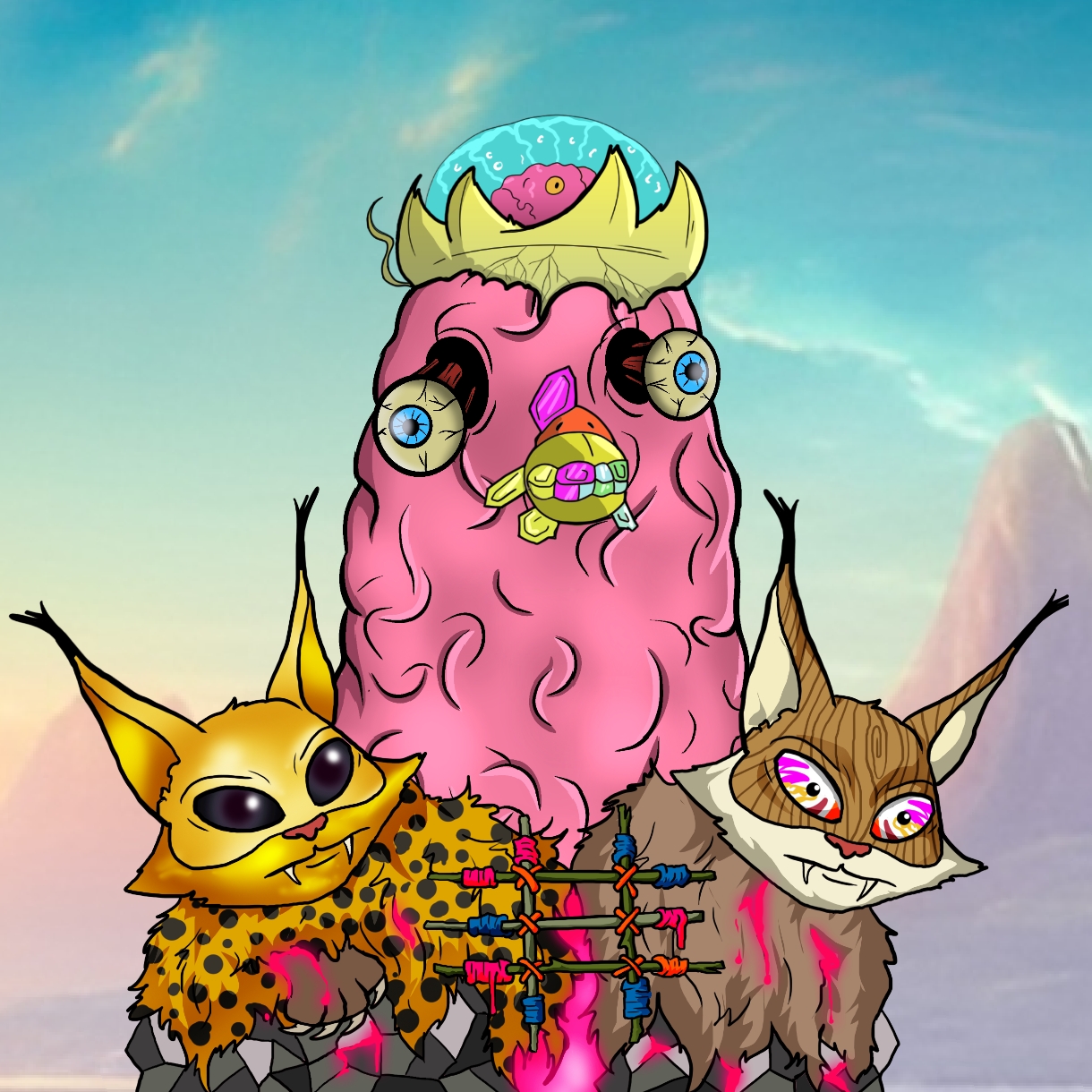 Mutant Ghetto Pigeon #615 NFT on Algorand