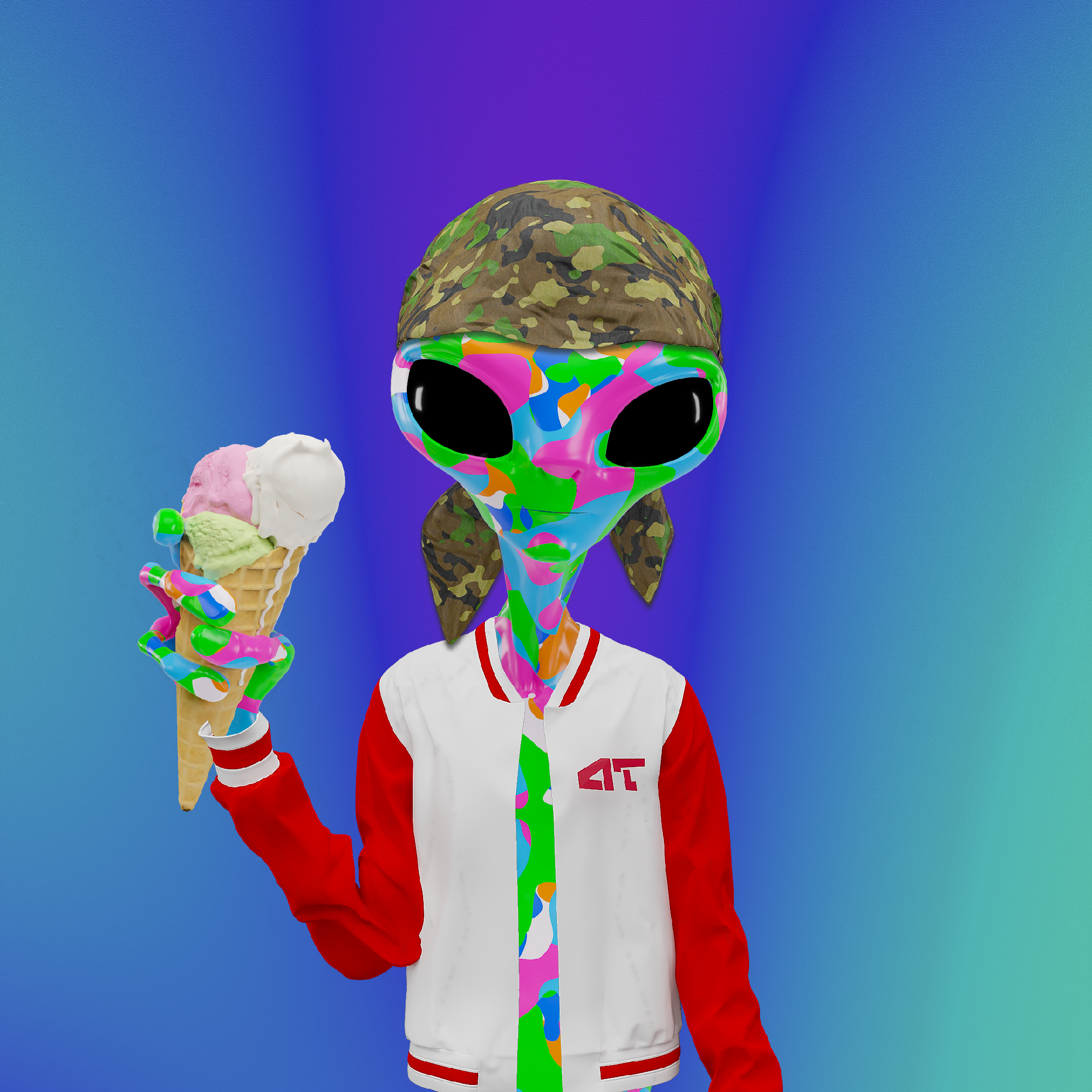 Alien Tourism2187 NFT on Algorand