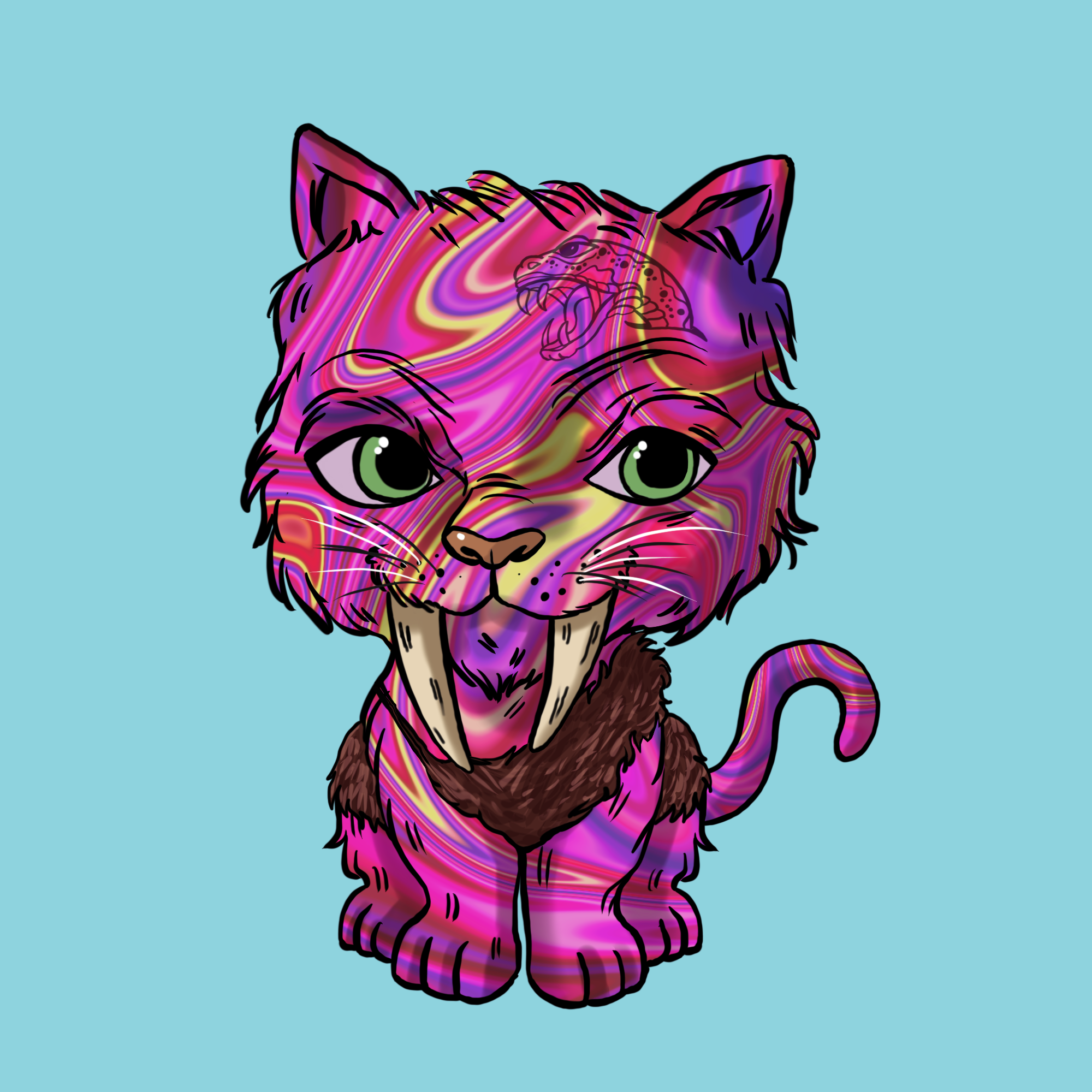 Adorable Feline #0132 NFT on Algorand