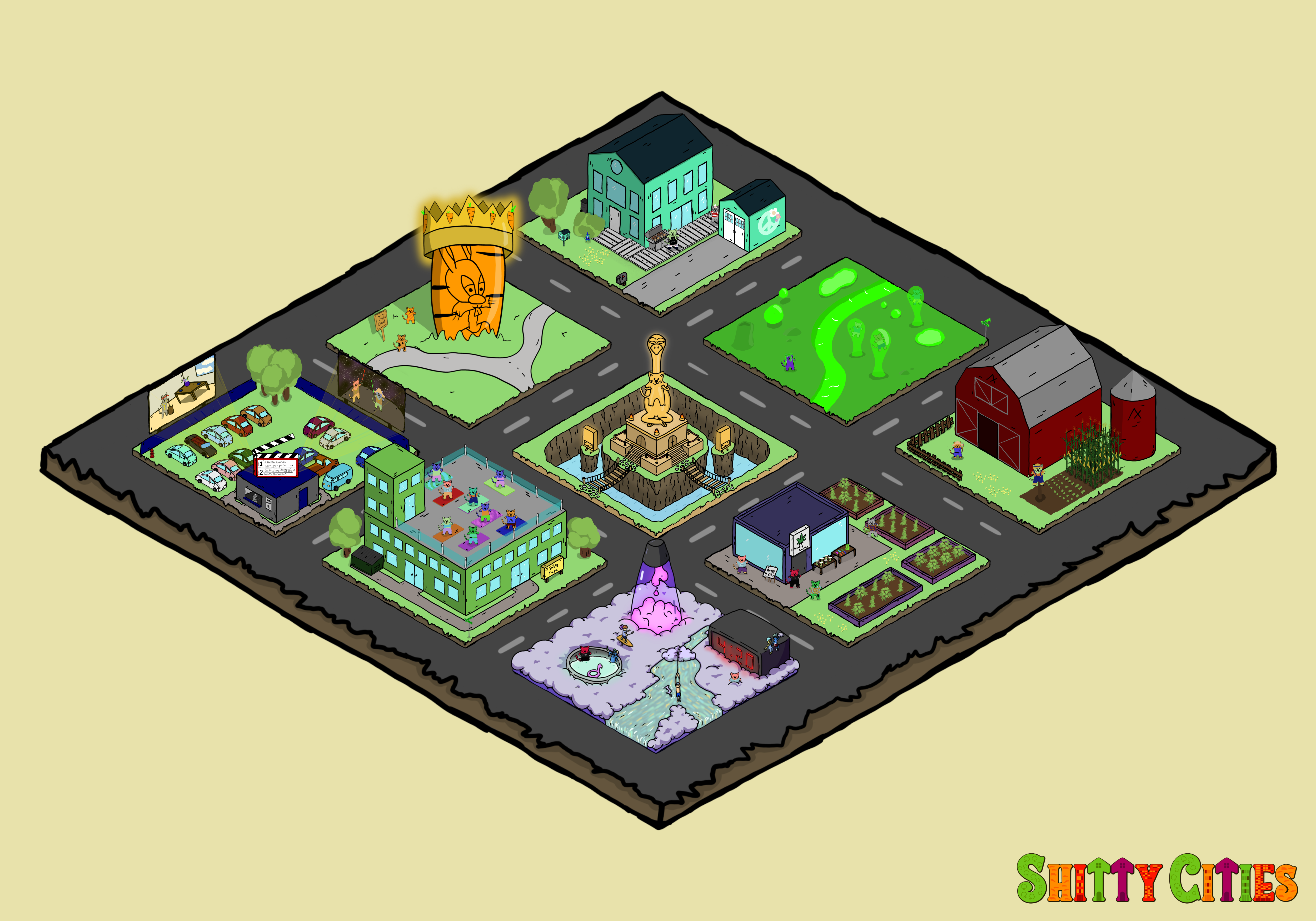 Shitty City #96 NFT on Algorand