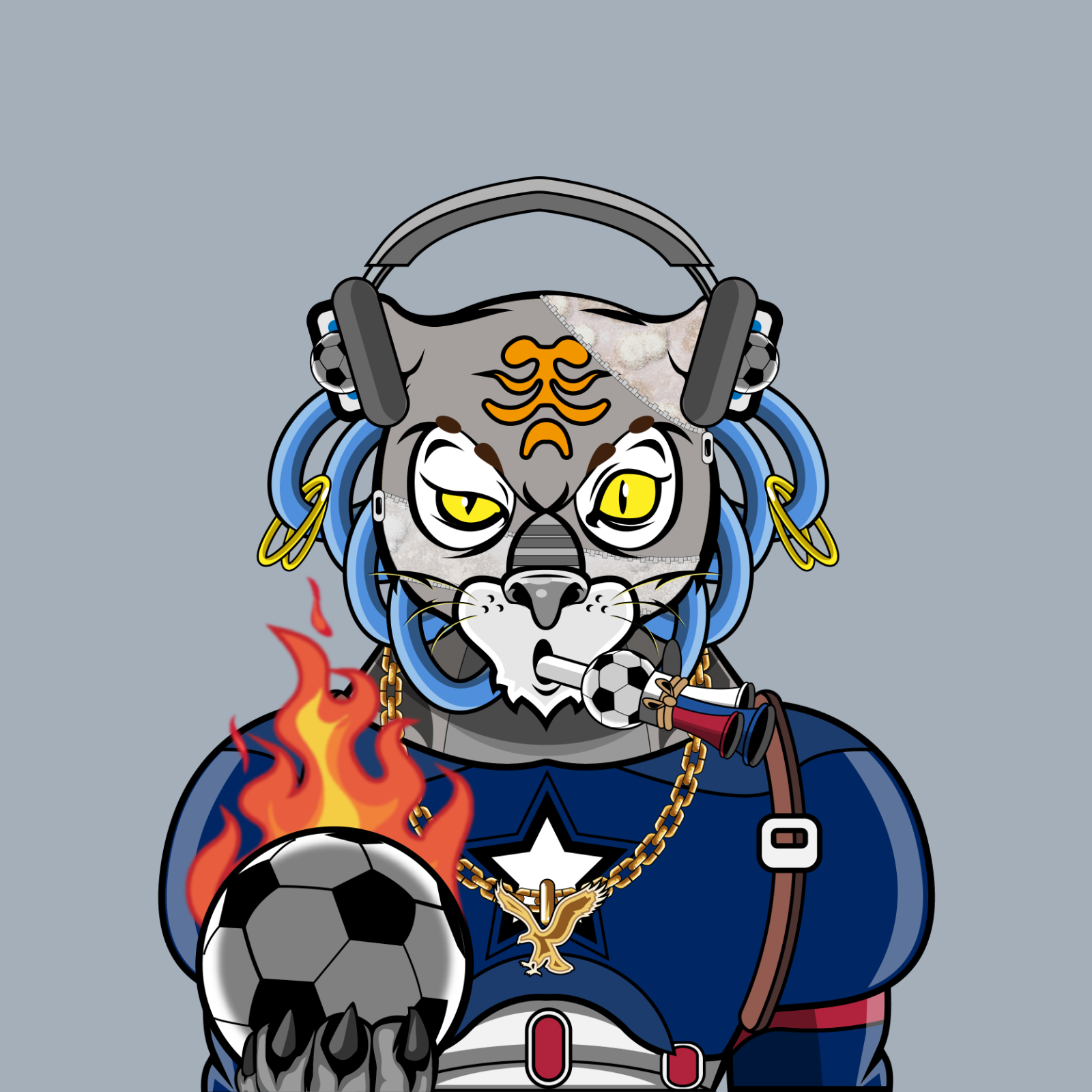 Football TigerChi #1401 NFT on Algorand