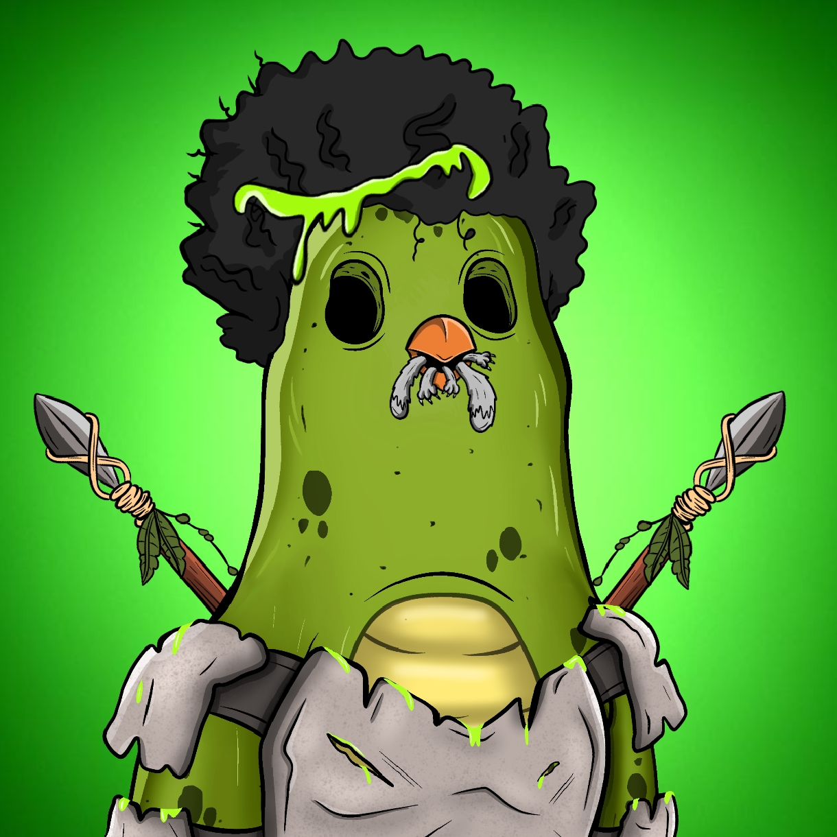 Mutant Ghetto Pigeon #181 NFT on Algorand