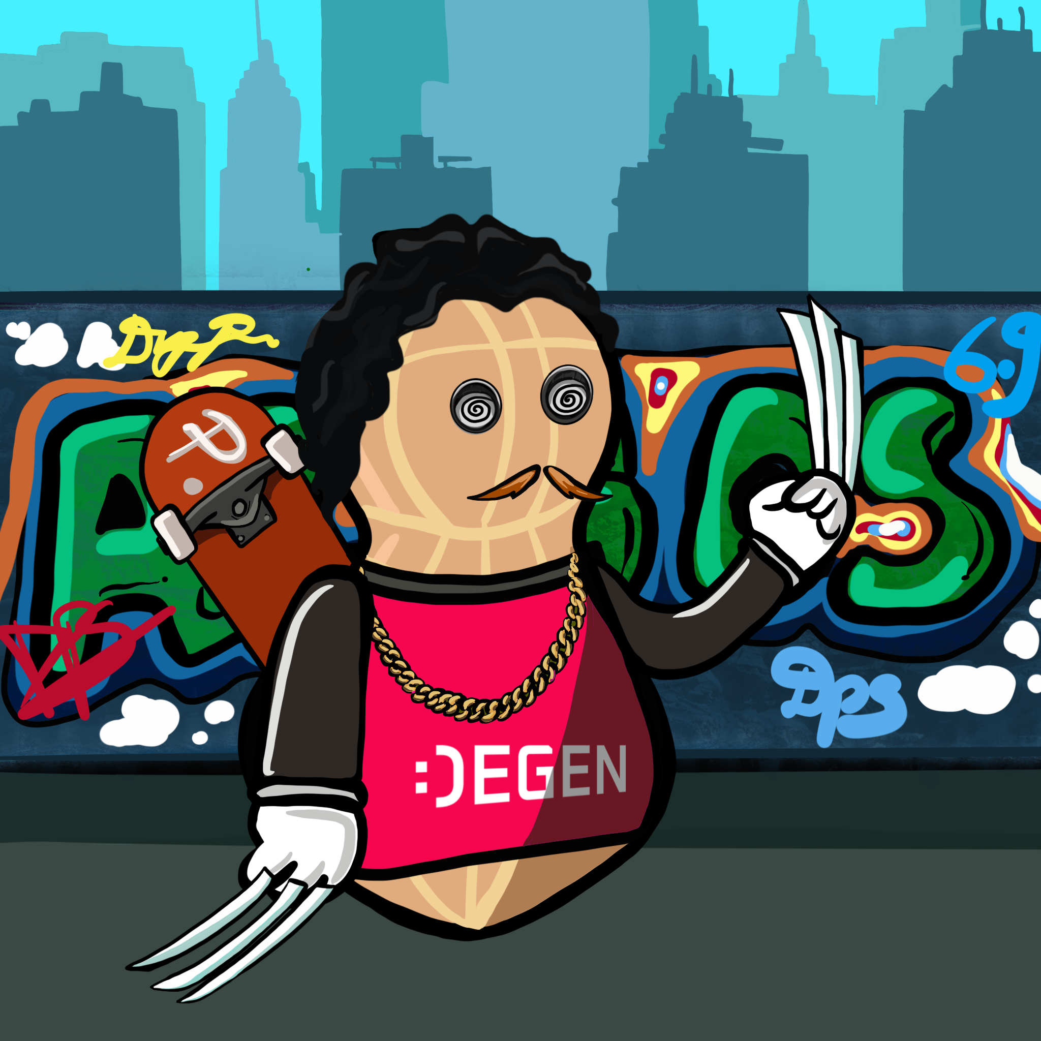 Dope Peanut Society #652 NFT on Algorand