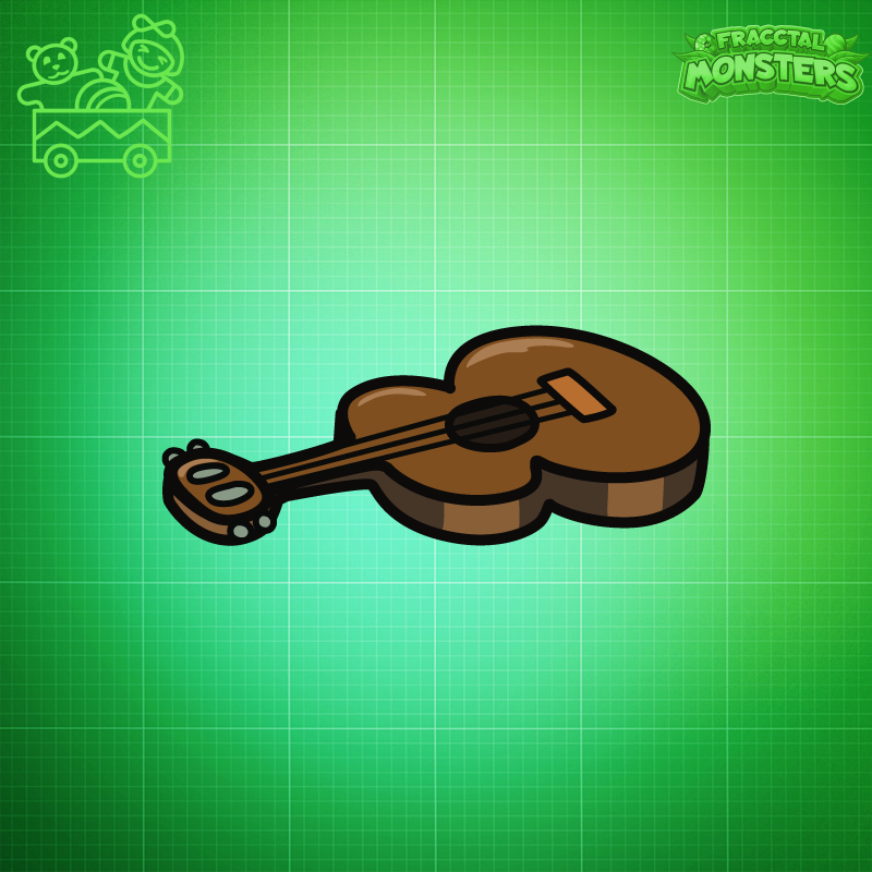 Fracctal Acoustic Guitar NFT on Algorand