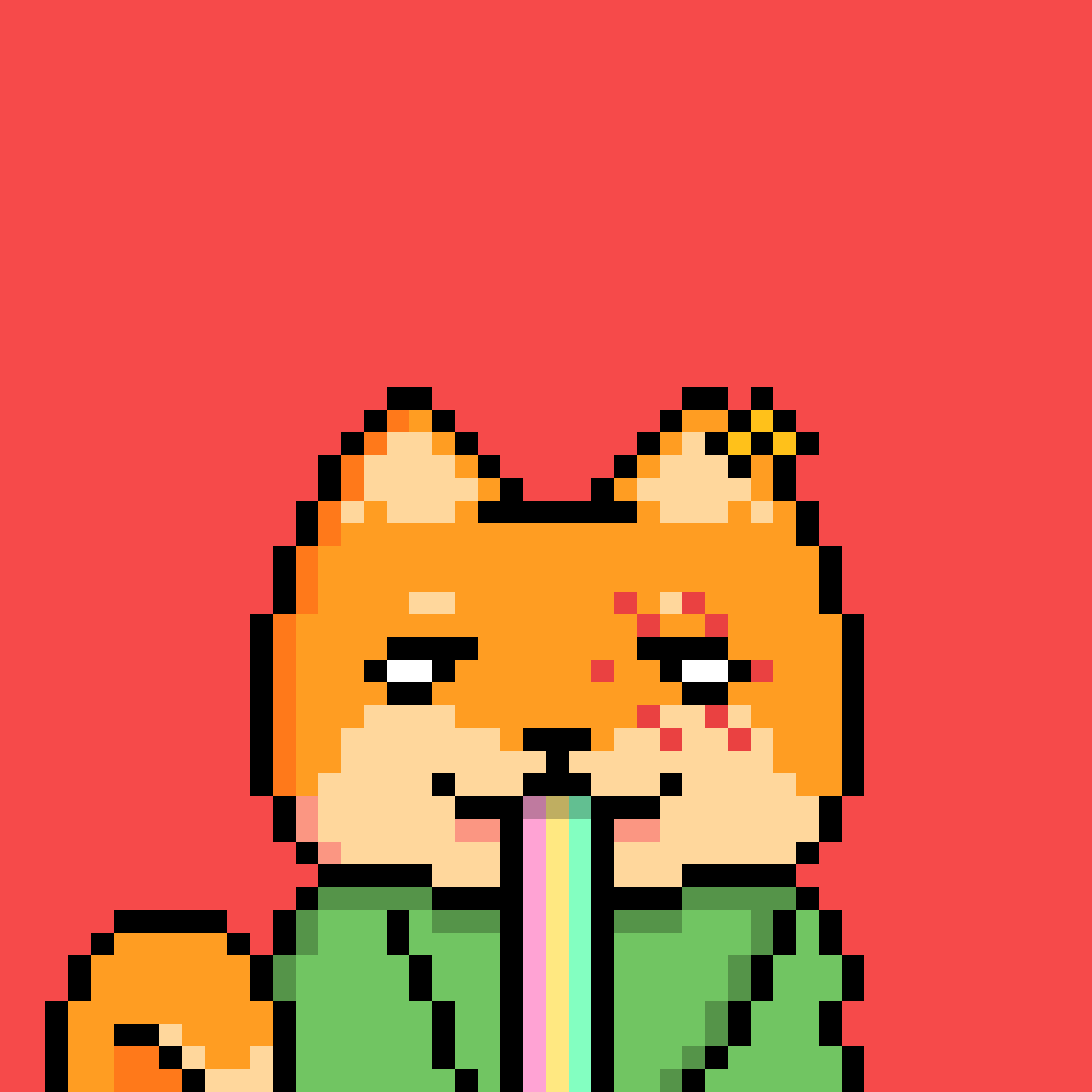 Pixel Inu #584 NFT on Algorand