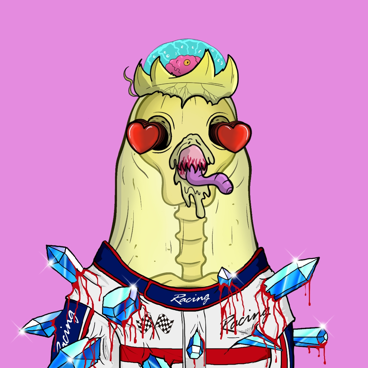 Mutant Ghetto Pigeon #593 NFT on Algorand