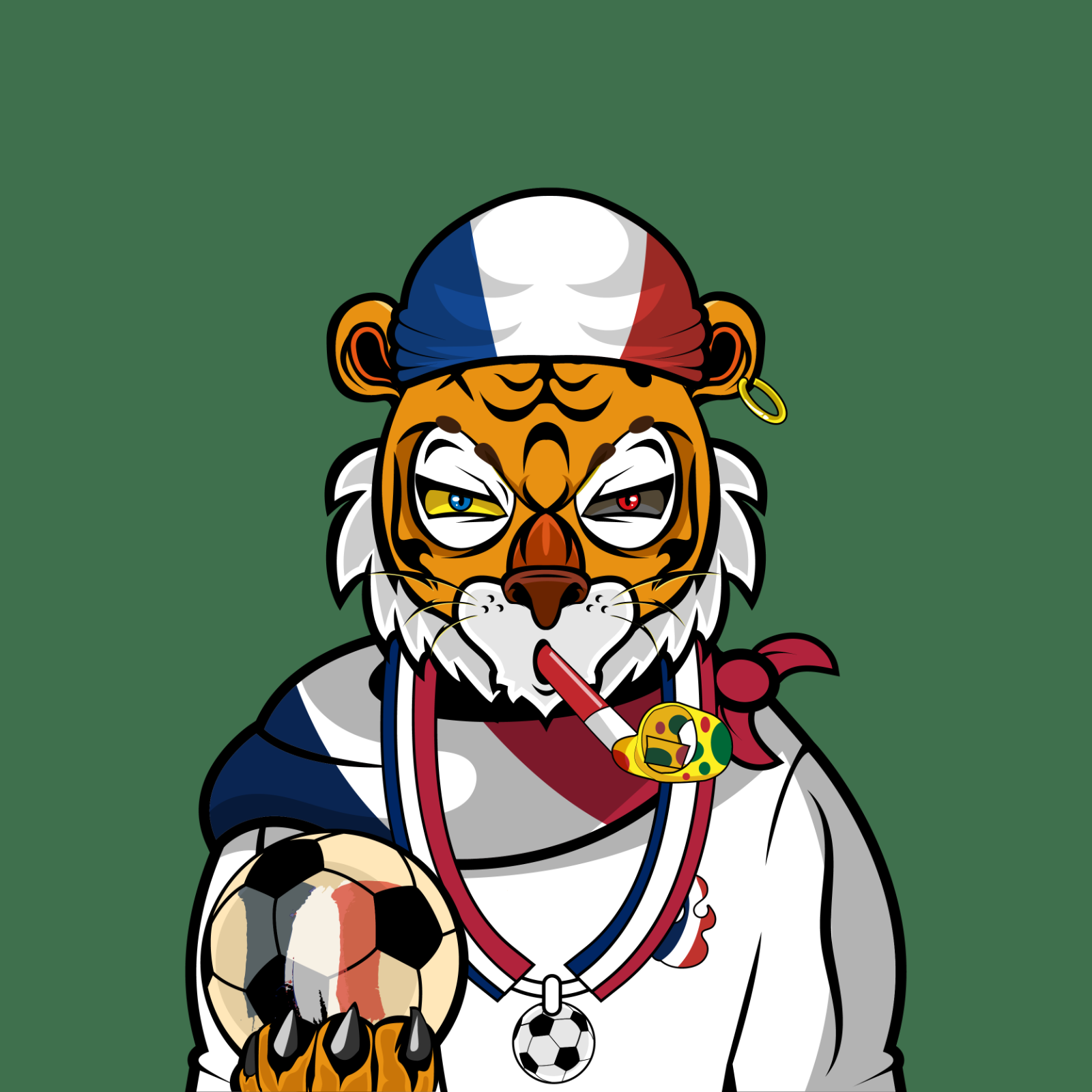 Football TigerChi #0483 NFT on Algorand