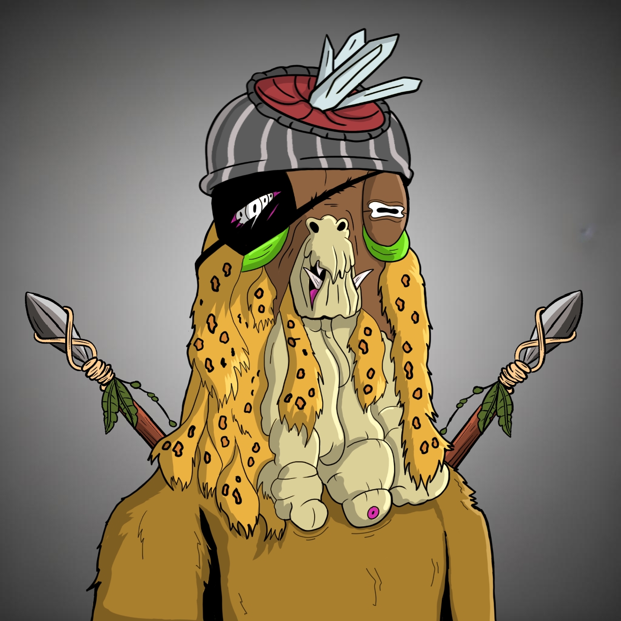 Mutant Ghetto Pigeon #285 NFT on Algorand