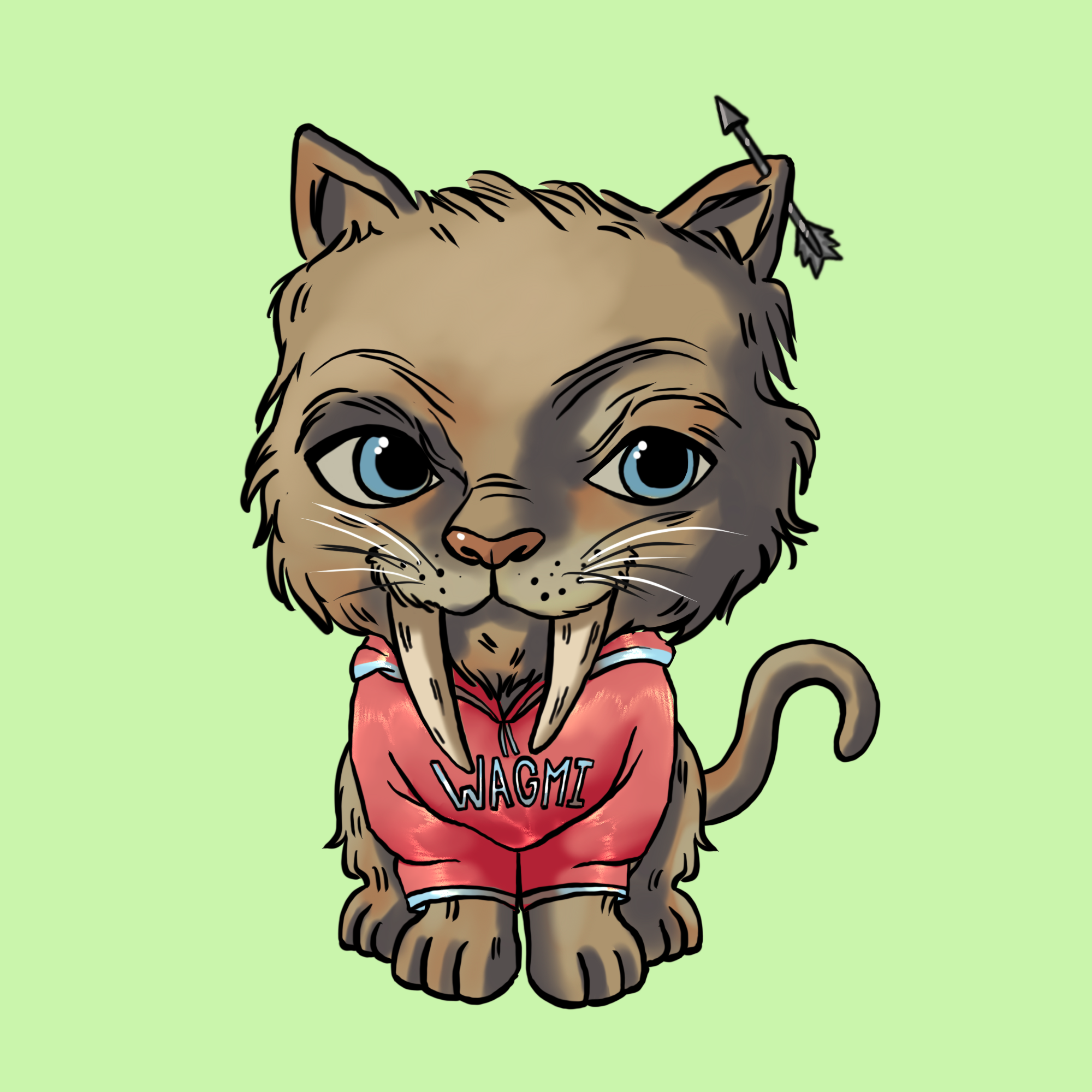 Adorable Feline #0302 NFT on Algorand