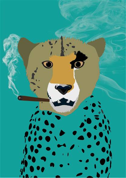 Stoned Cheetah #3
