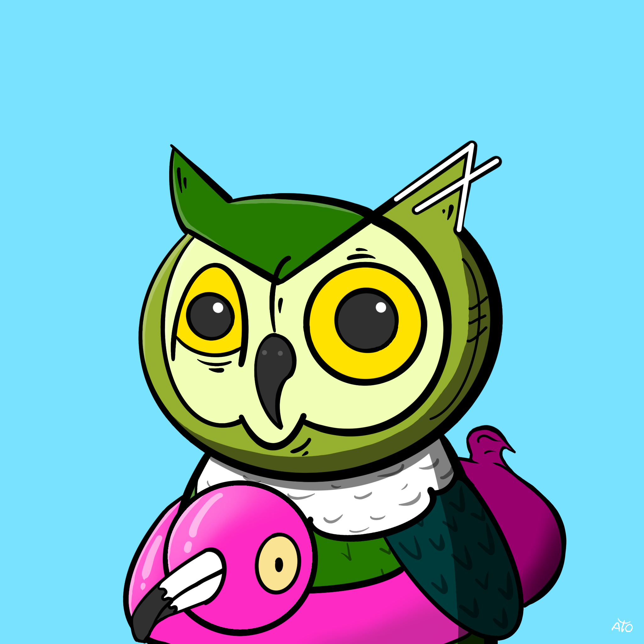 AOWL #1385 NFT on Algorand
