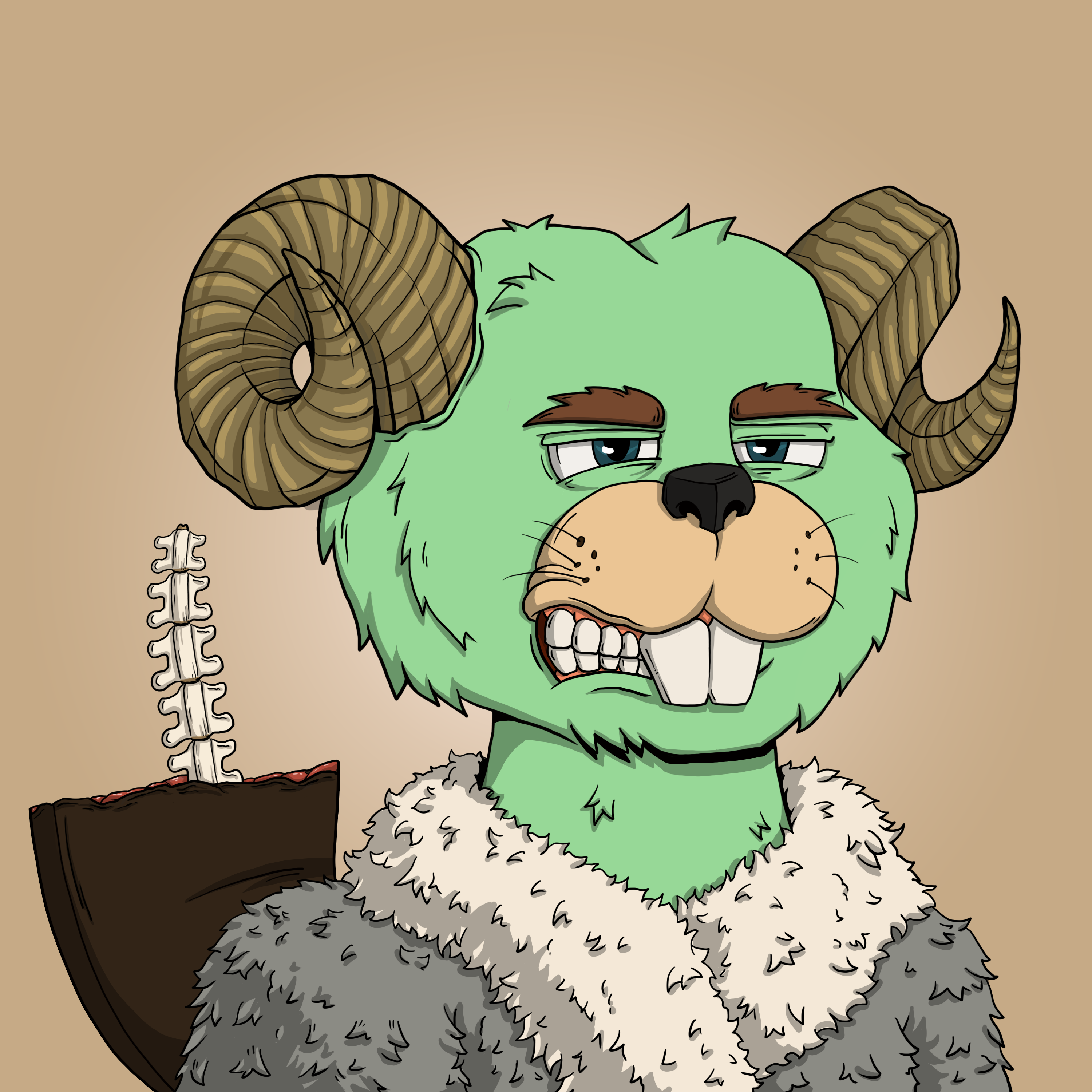 Beava Buds #1058 NFT on Algorand