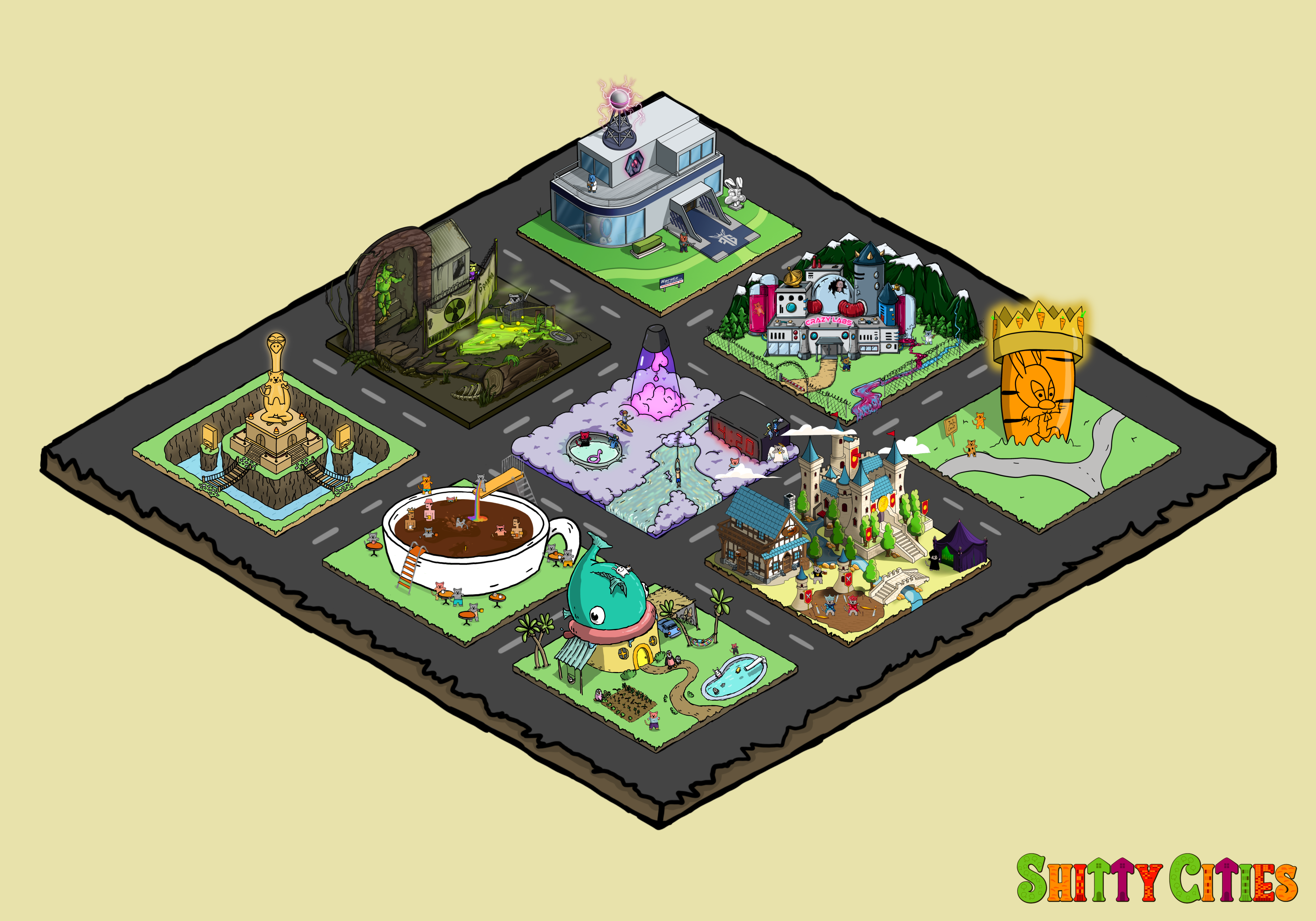 Shitty City #80 NFT on Algorand