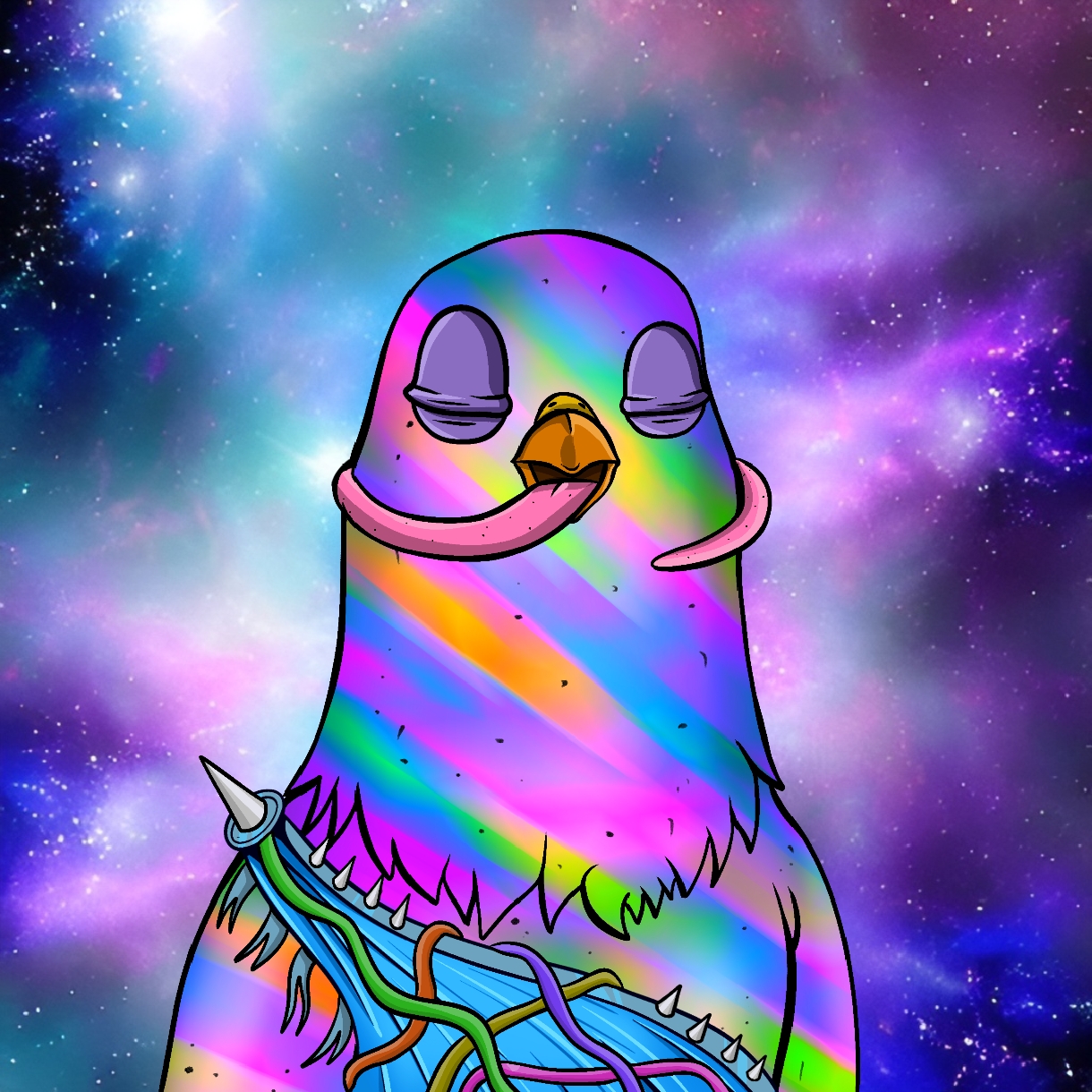 Mutant Ghetto Pigeon #168 NFT on Algorand