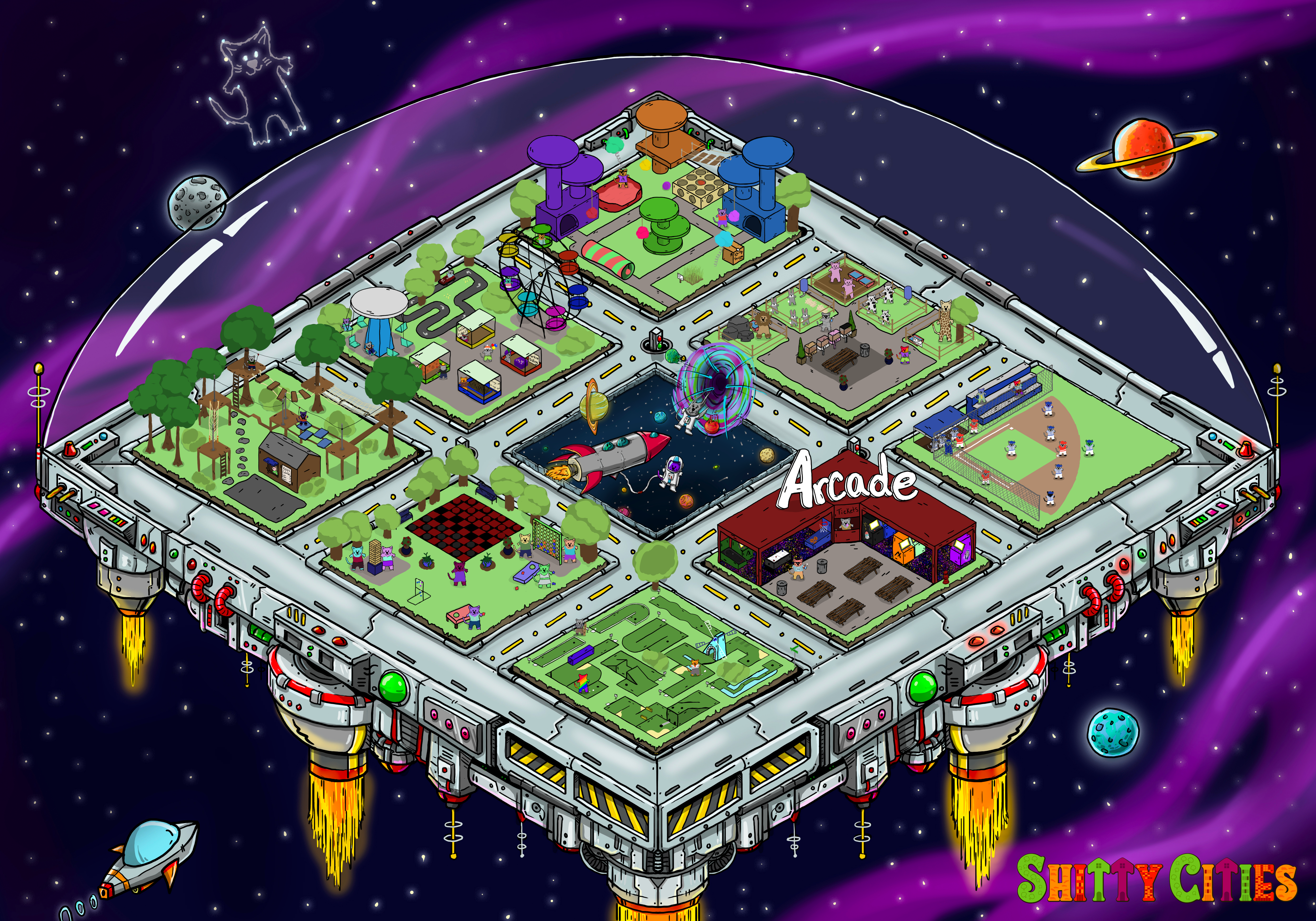 Shitty City #231 NFT on Algorand