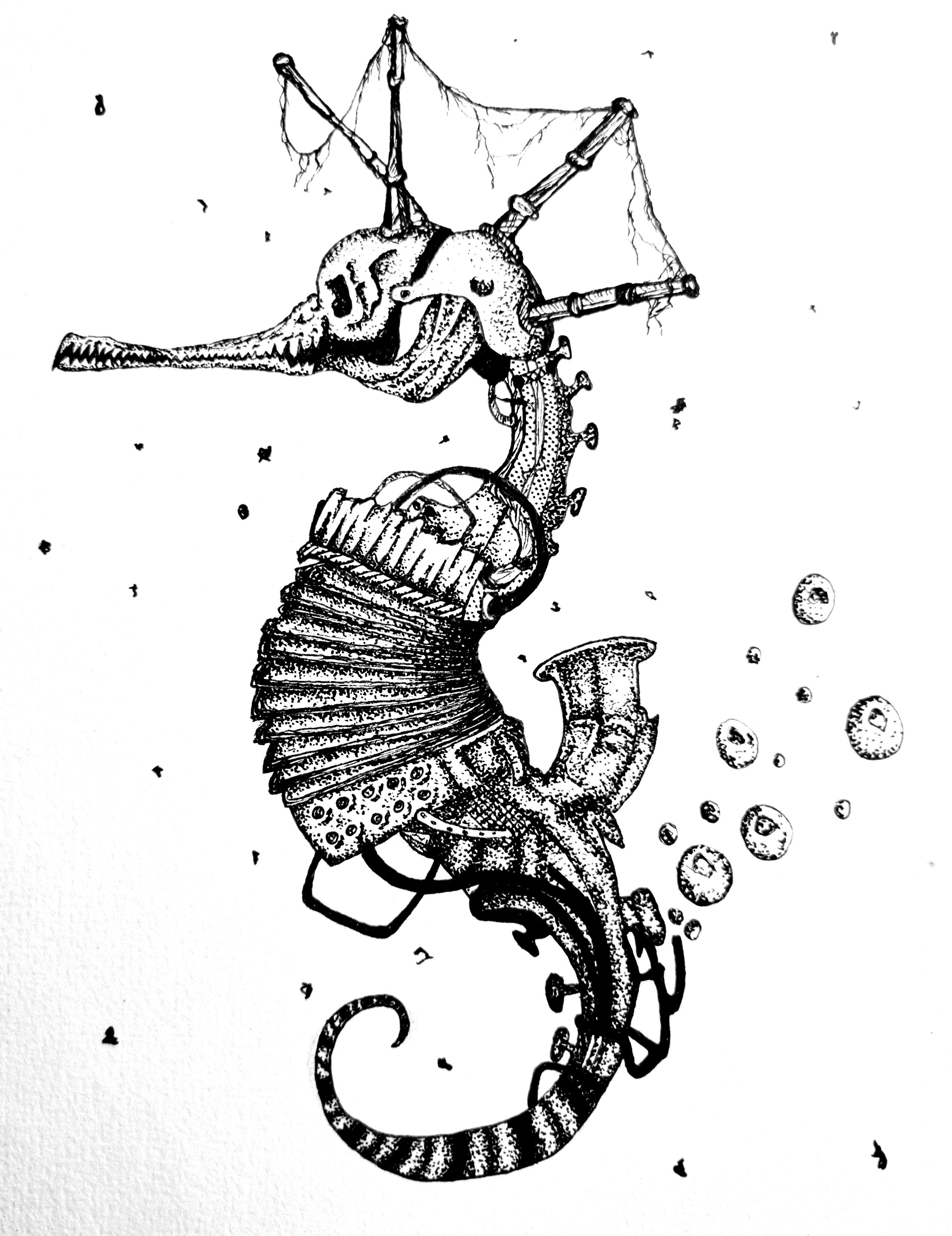 seahorse of the abyss NFT on Algorand