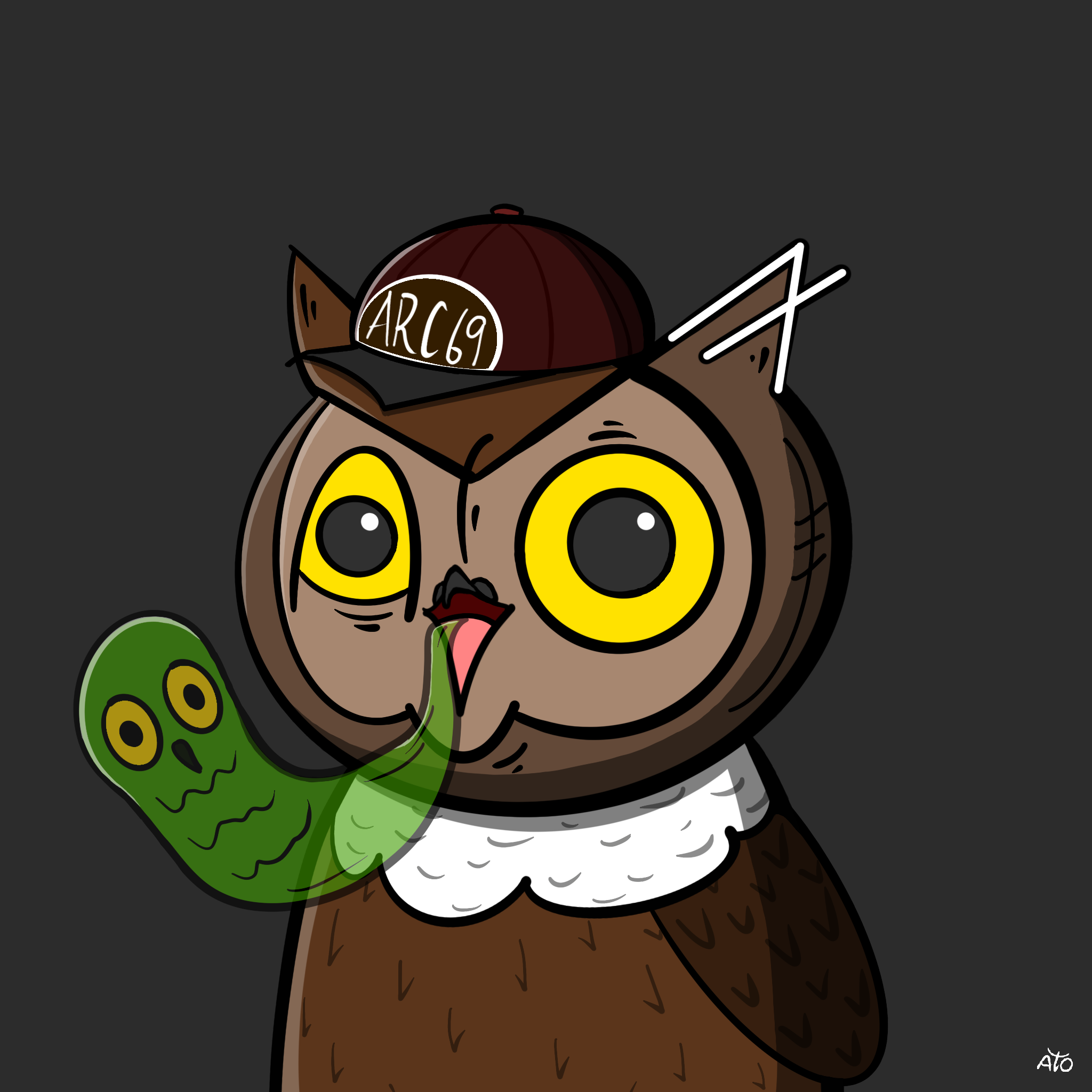 AOWL #1498 NFT on Algorand