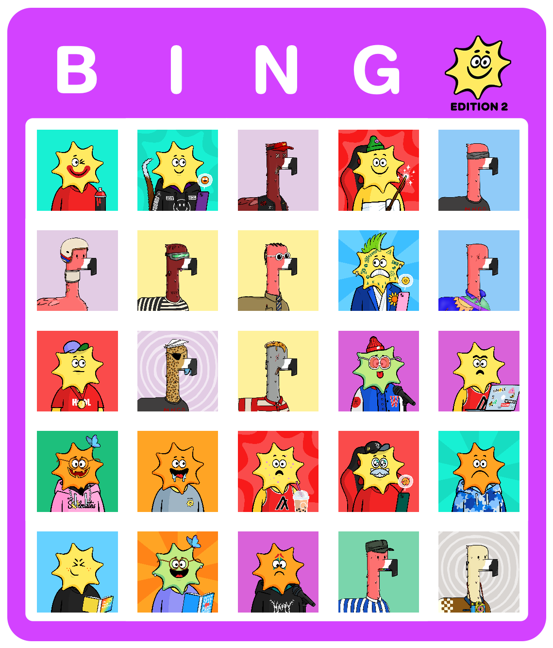 Solmate Bingo Ed. 2 #21 NFT on Algorand