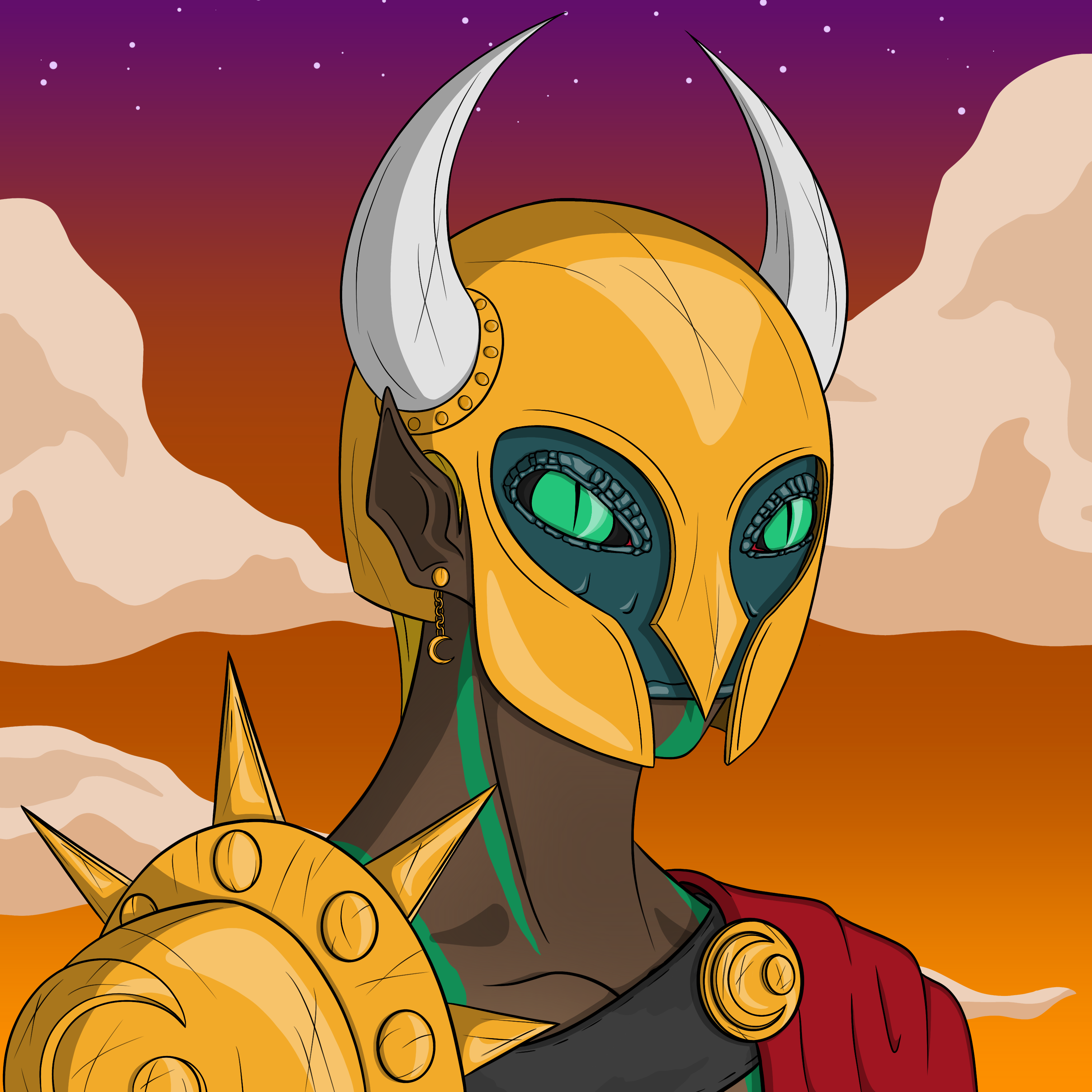 Dark Coin Champion #0946 NFT on Algorand