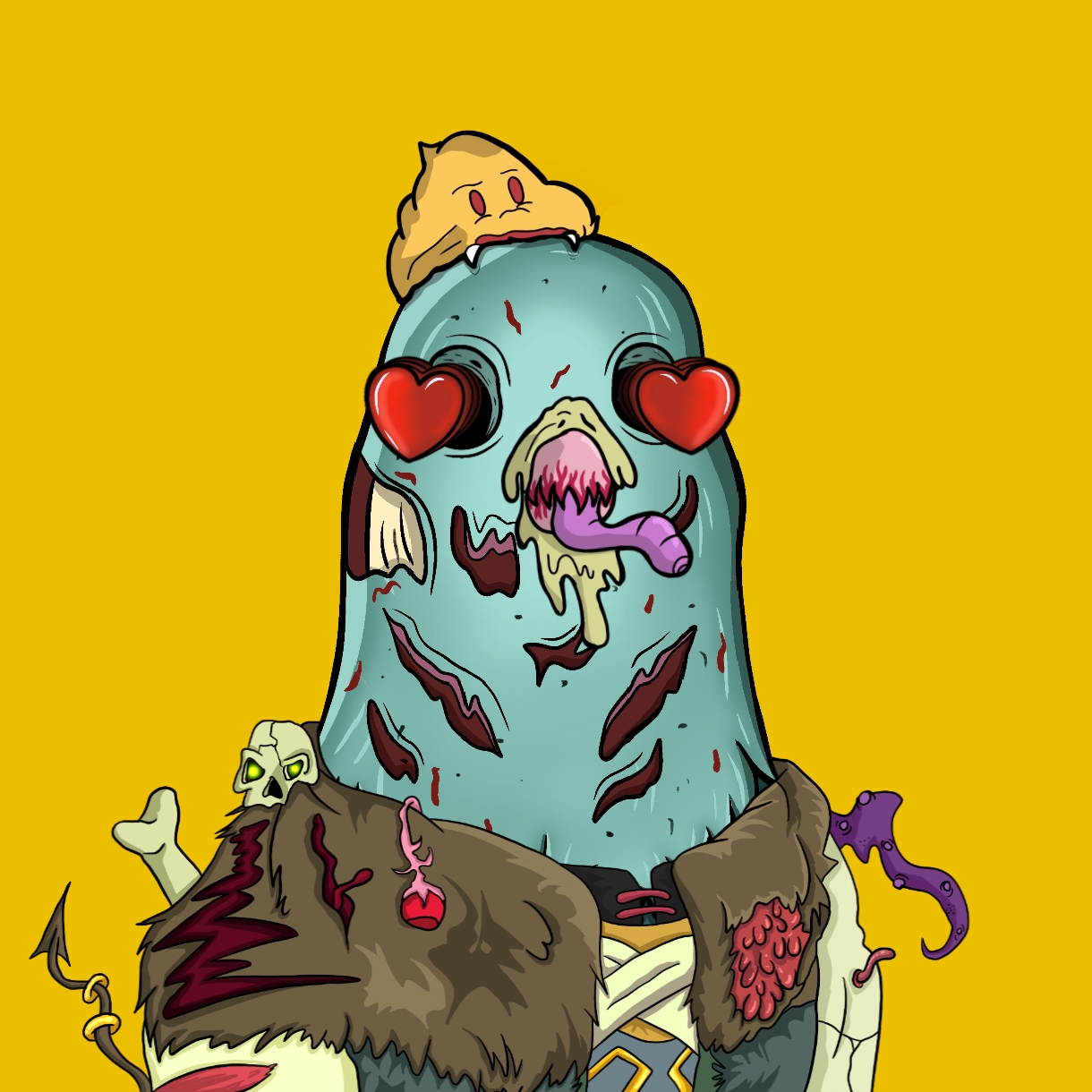 Mutant Ghetto Pigeon #478 NFT on Algorand