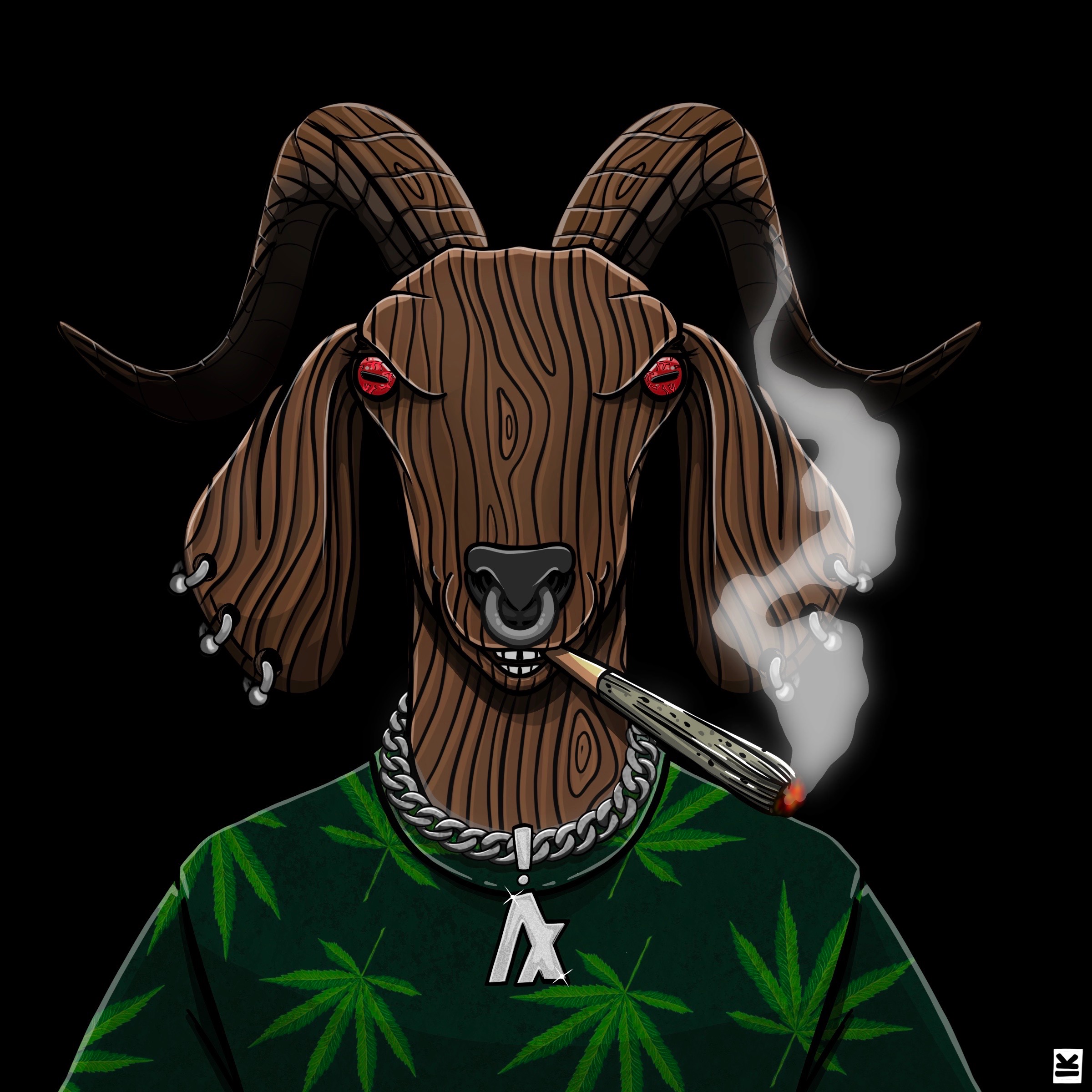 AlGoatPFP #437 NFT on Algorand