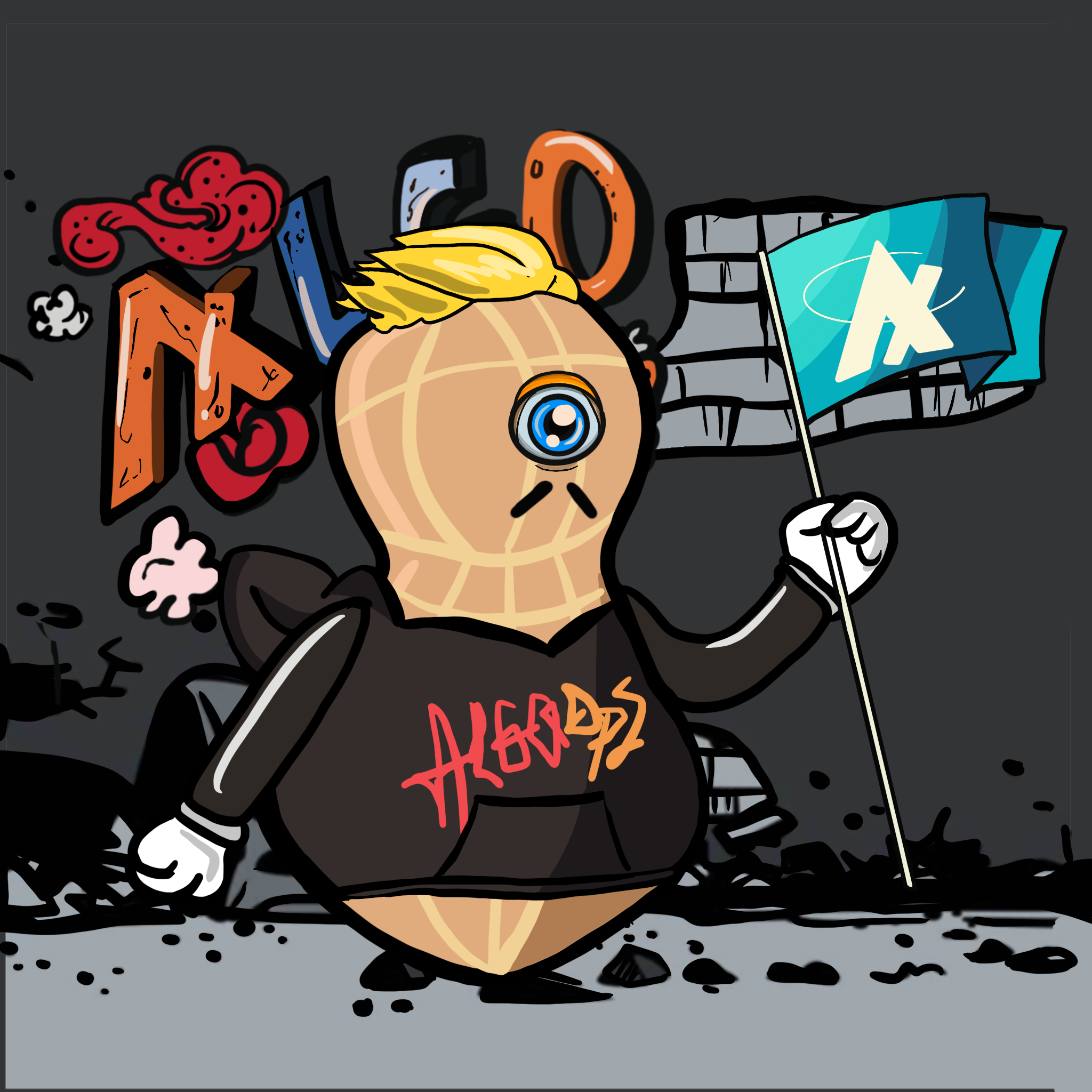Dope Peanut Society #129 NFT on Algorand