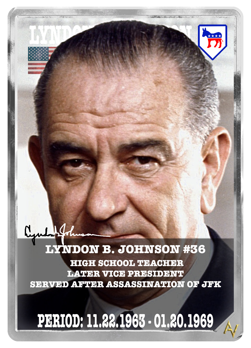 AVP S36 - Lyndon B. Johnson NFT on Algorand