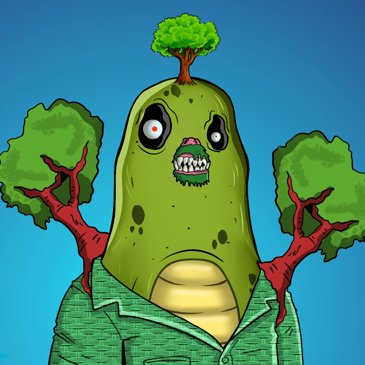 Mutant Ghetto Pigeon #121 NFT on Algorand