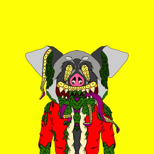 An image of ADDICT PIG #024 - COLLAB RAKUNBOY