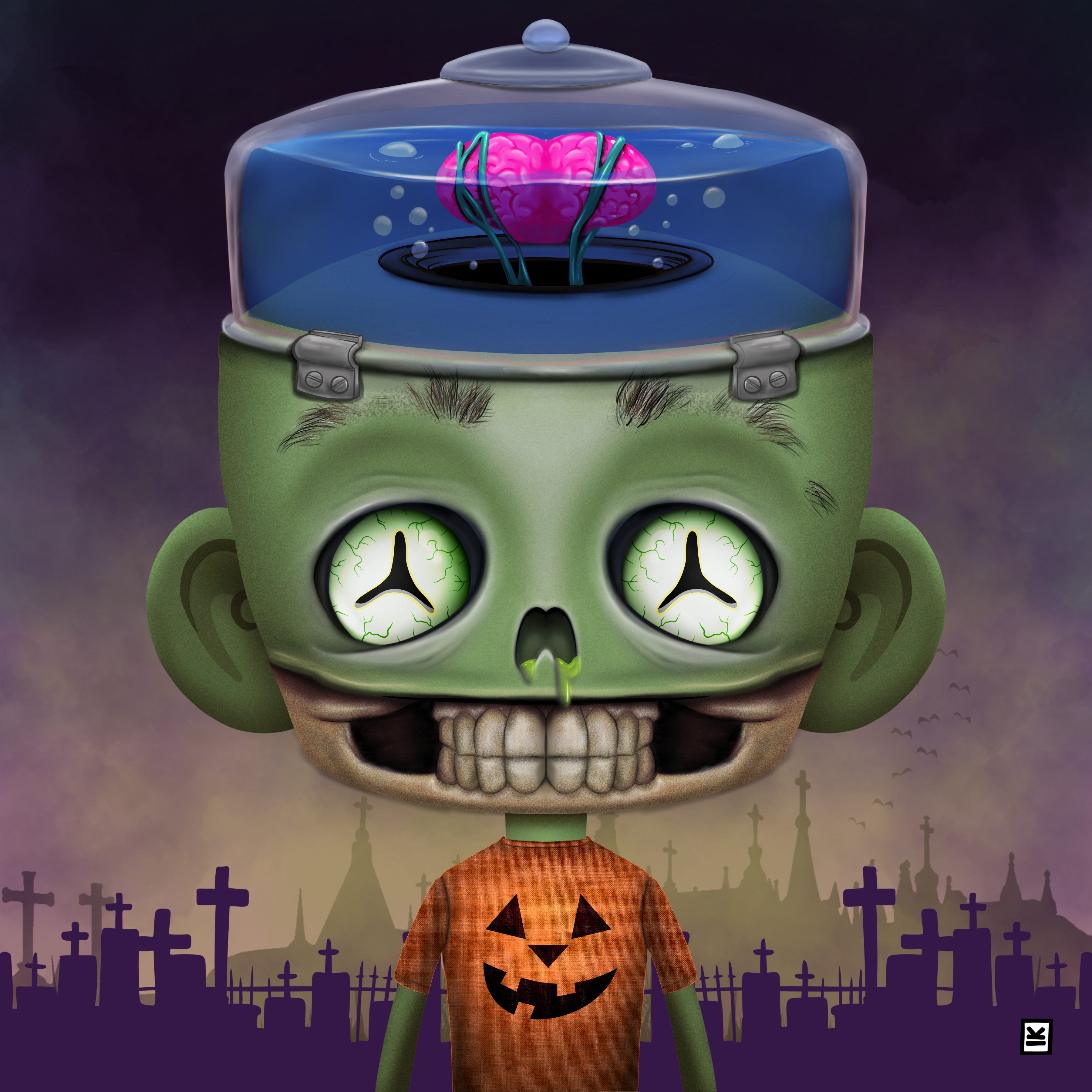 Little Monsters - Zombie #92 NFT on Algorand